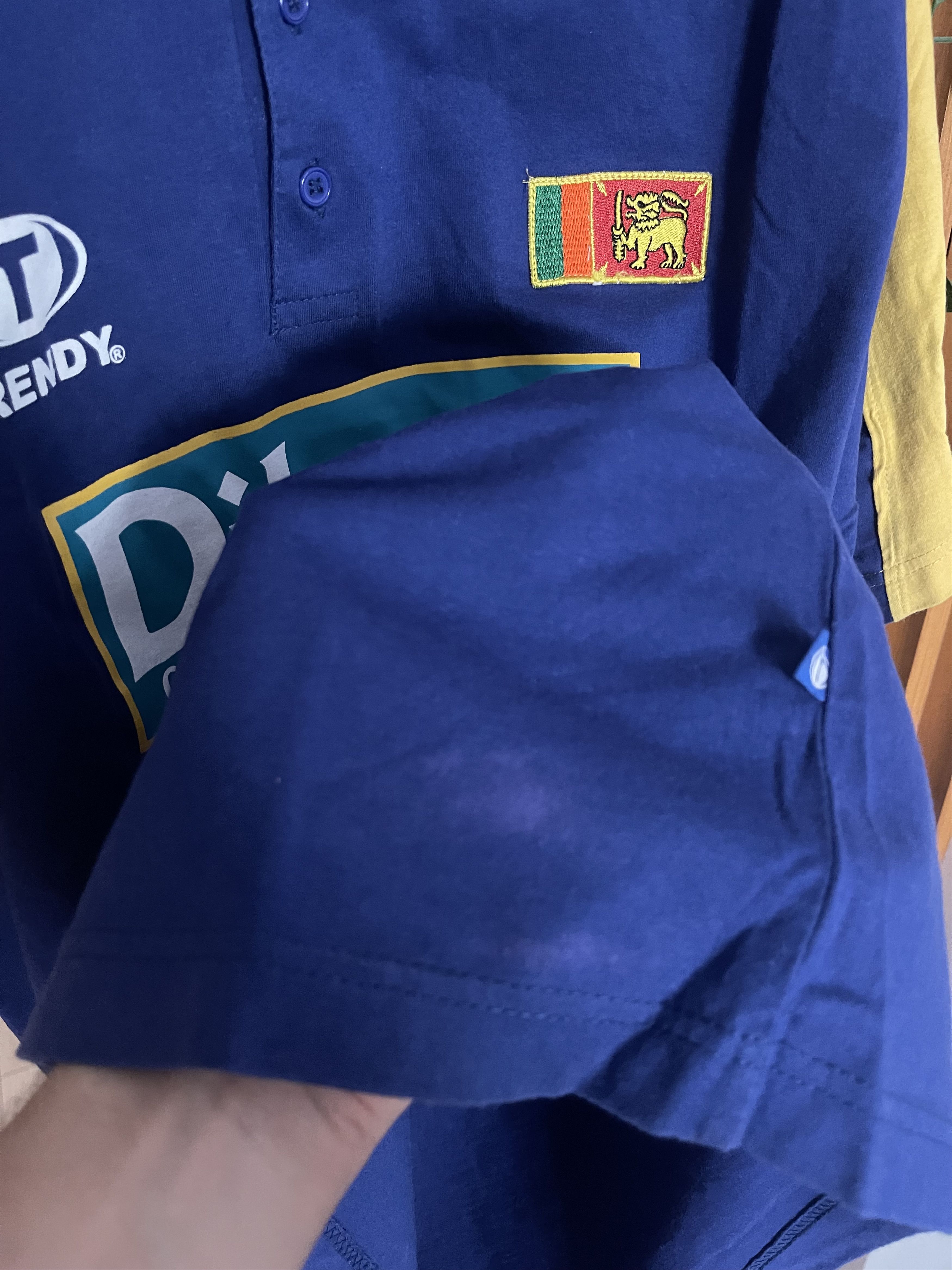Other 1996 Sri Lanka Cricket World Cup Jersey Dilmah Size US L / EU 52-54 / 3 - 8 Thumbnail