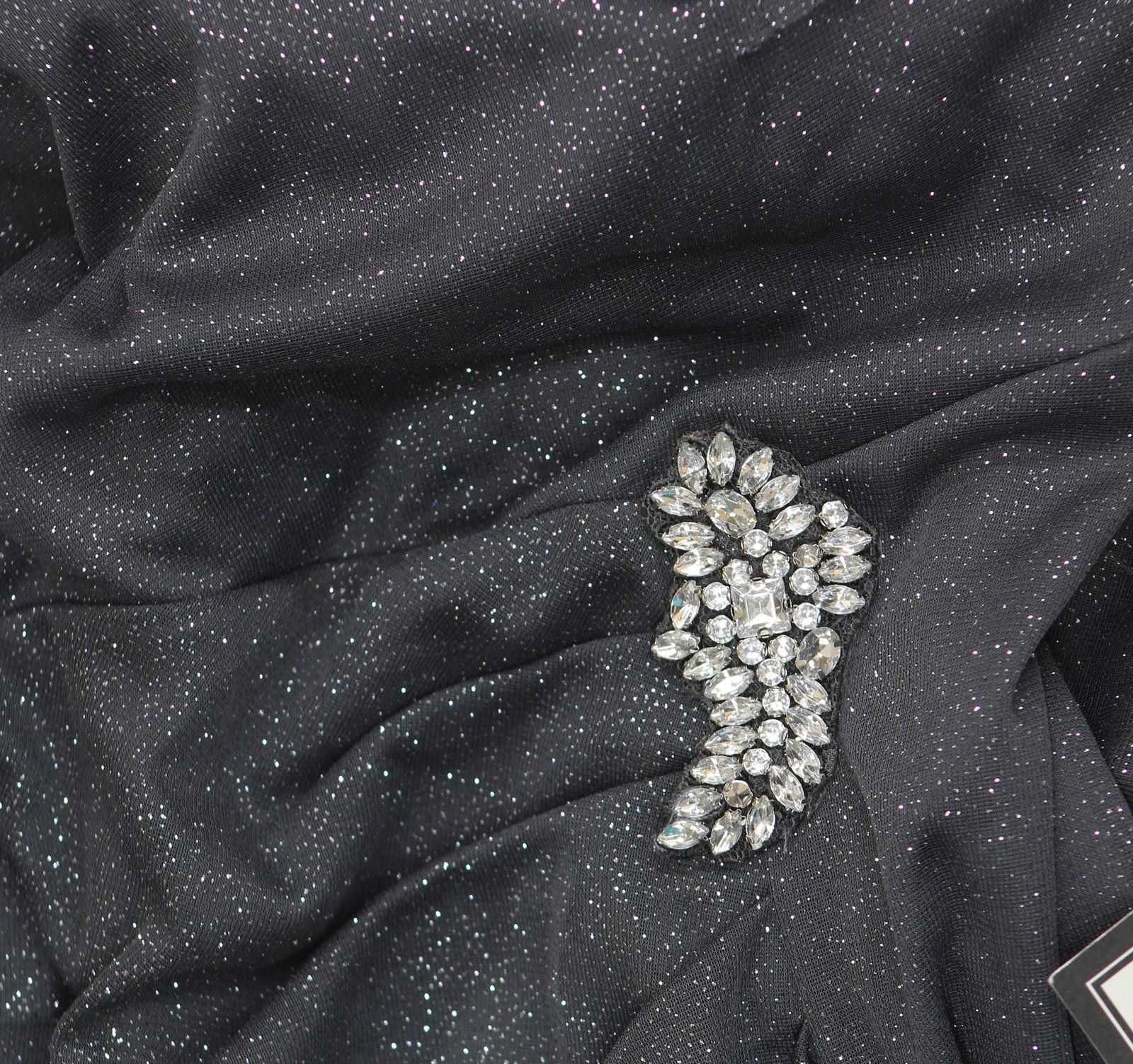 Todd Snyder Slny Formal Long Glitter Mesh Stretch 9133153 Smoke Gray 6 Size M / US 6-8 / IT 42-44 - 4 Thumbnail