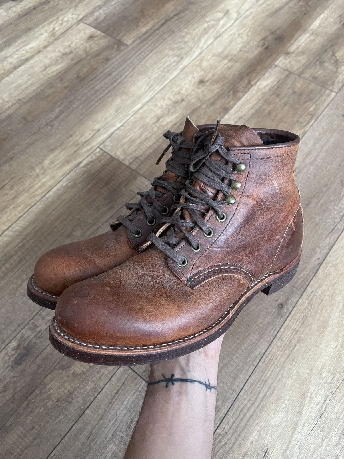 Red Wing Red Wing 2959 Blacksmith Vintage Leather Shoes Boots USA Size US 7.5 / EU 40-41 - 3 Thumbnail