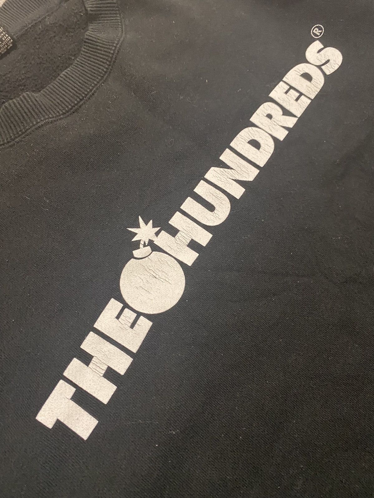 The Hundreds × Vintage The Hundreds Crew Neck Big Logo Sweatshirt Size US XL / EU 56 / 4 - 4 Thumbnail