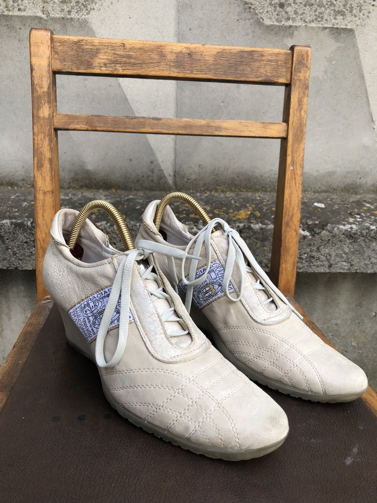 Vintage Vintage Italian Designer vintage Futuristic shoes Size US 10 / IT 40 - 4 Thumbnail