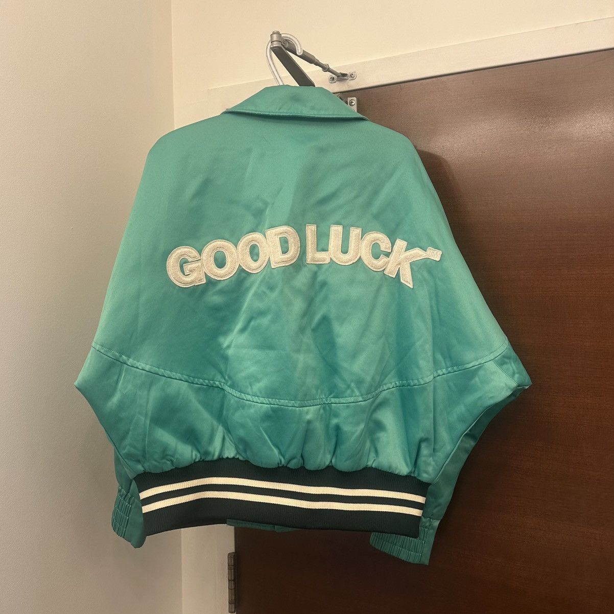 Mr. Saturday Mr. Saturday “GOOD LUCK” Bomber - M / Seafoam Green Size US M / EU 48-50 / 2 - 2 Thumbnail
