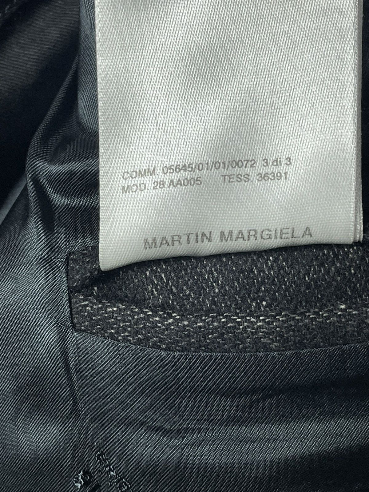 Designer × Maison Margiela Black Wool And Lino Blend Button Ups Maison Margiela Coat Size US M / EU 48-50 / 2 - 13 Thumbnail