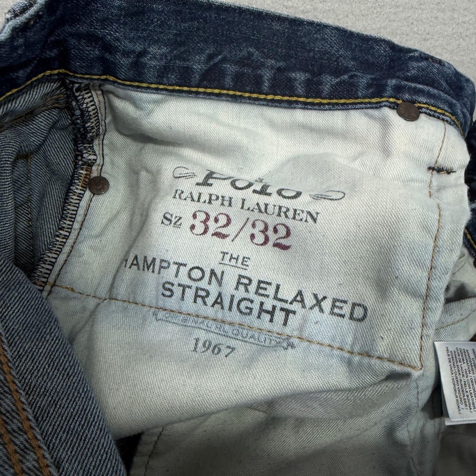 Polo Ralph Lauren Polo Ralph Lauren Hampton Relaxed Straight Jeans Men's 32x32 Size US 32 / EU 48 - 7 Thumbnail