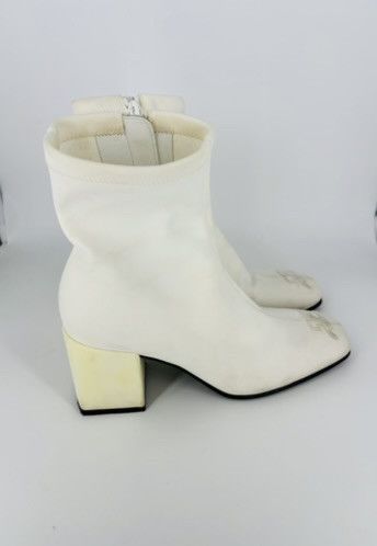 Courreges Courrèges White Leather Ankle Boots – US 6.5 Size US 6.5 / IT 36.5 - 5 Thumbnail