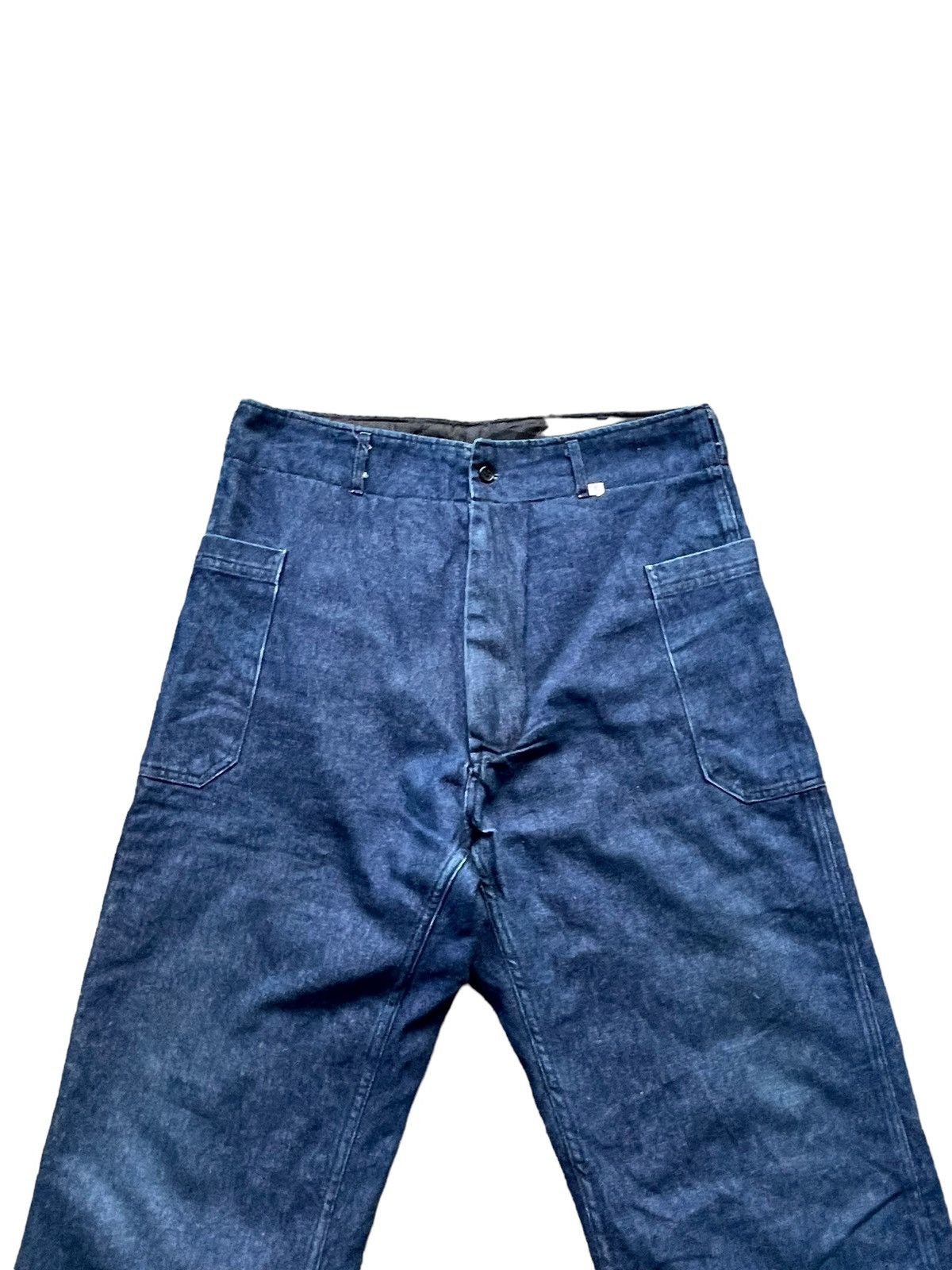 Japanese Brand Vintage Japanese Worker Denim Quilted Size US 34 / EU 50 - 3 Thumbnail
