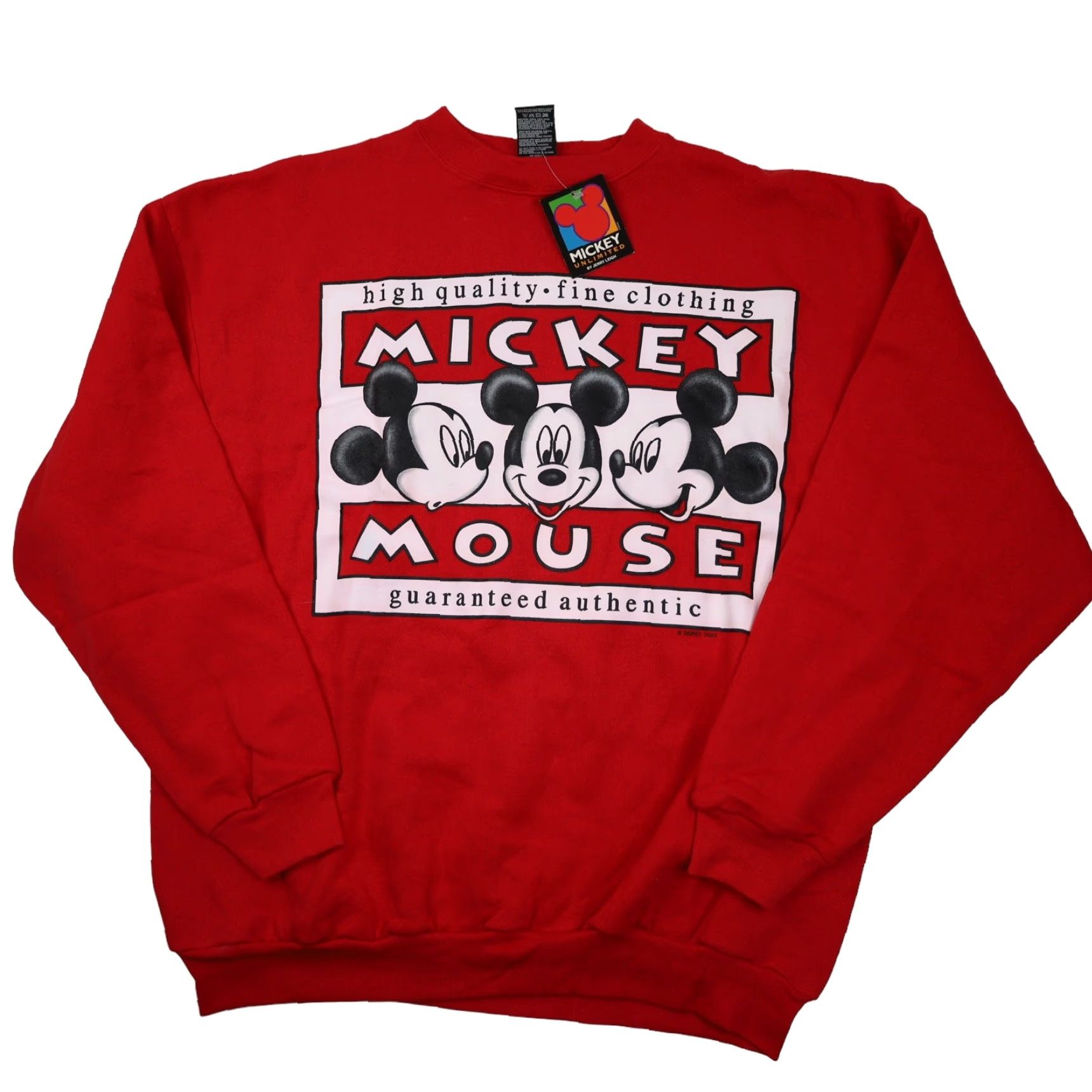 Disney VINTAGE NWT Mickey Mouse Graphic Sweatshirt Disney Red XL Men Pullover Sweatshirt MENS XL Red Mickey Mouse Graphic Sweatshirt Size US XL / EU 56 / 4 - 2 Thumbnail