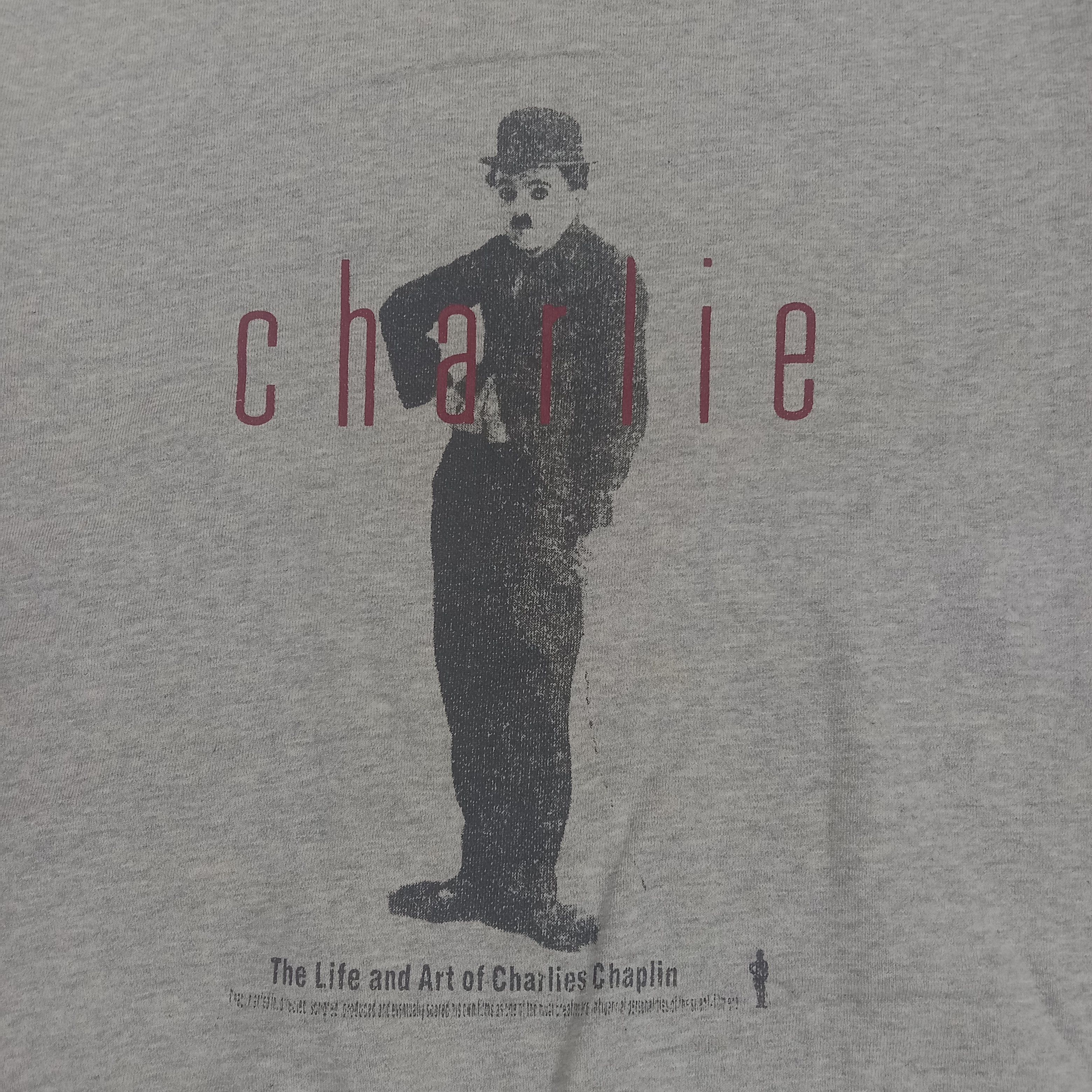 Vintage Charlie Comedian Photo Print Style Sweatshirt Size US M / EU 48-50 / 2 - 2 Thumbnail