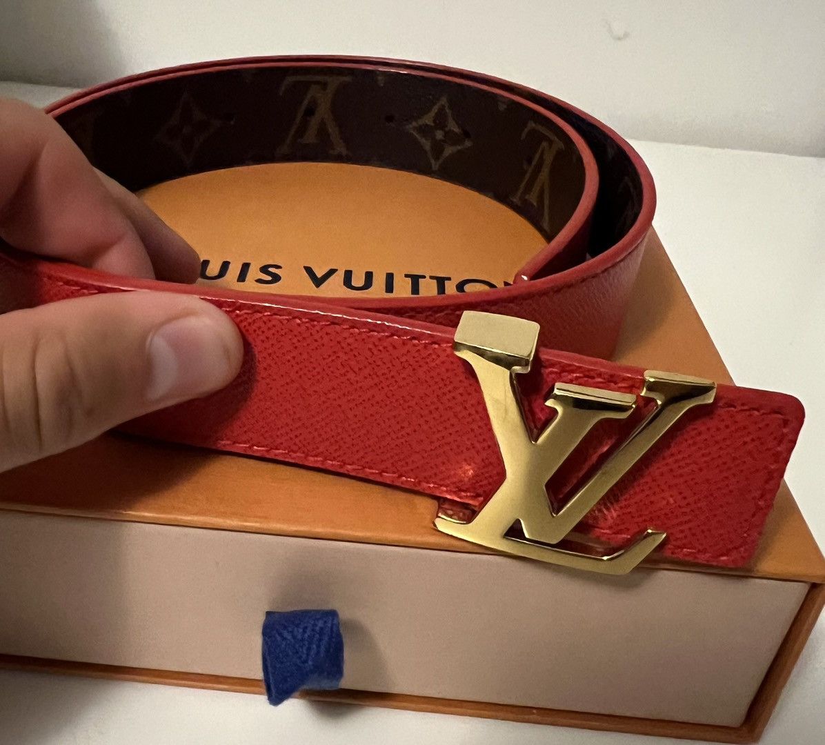 Louis Vuitton Louis Vuitton reversible monogram belt Size ONE SIZE - 3 Thumbnail