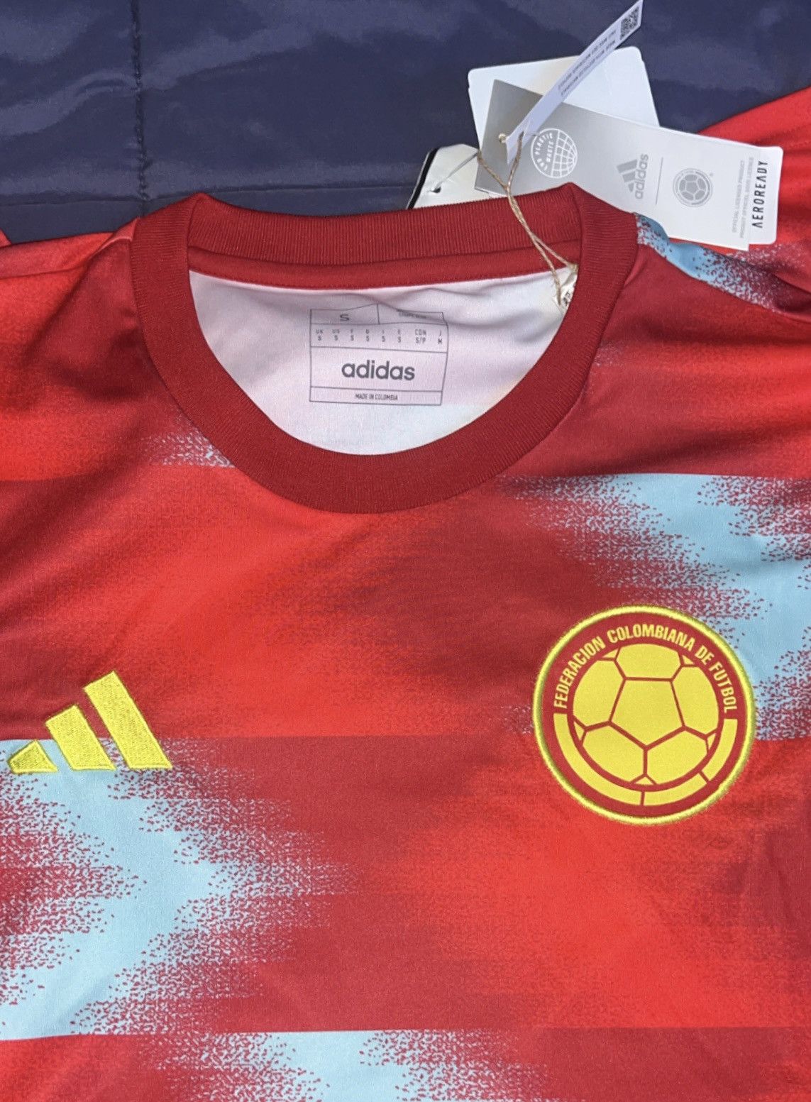 Adidas Colombia Jersey Size US S / EU 44-46 / 1 - 3 Thumbnail
