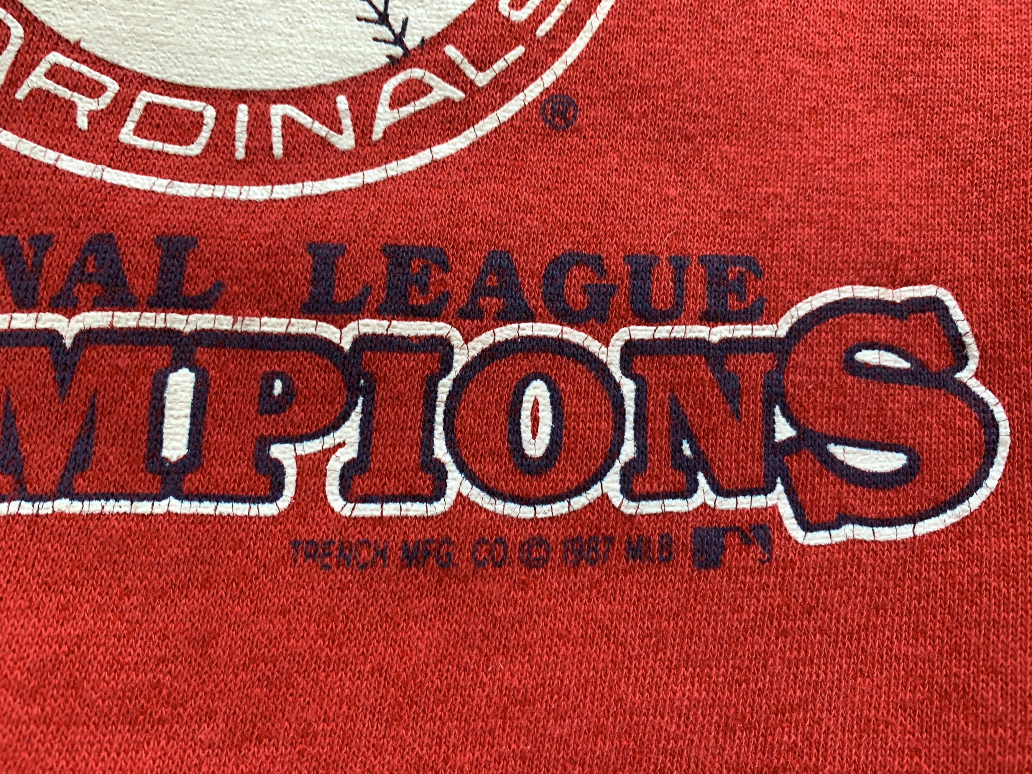 MLB × Vintage Rare St. Louis Cardinals World Series 1987 Sweatshirt Size US XL / EU 56 / 4 - 6 Thumbnail