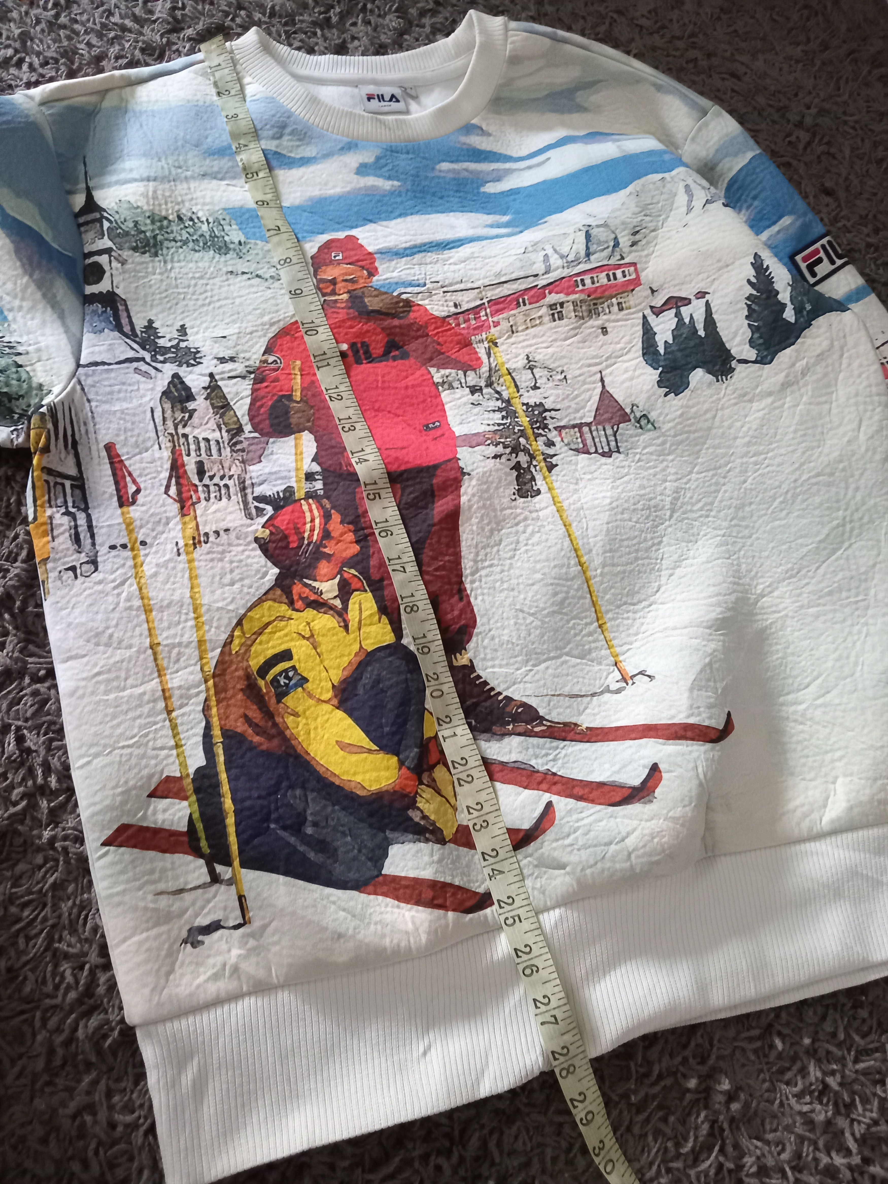 Fila × Vintage Vintage Rare Fila Ski Anniversary Sweatshirt Size US L / EU 52-54 / 3 - 10 Thumbnail
