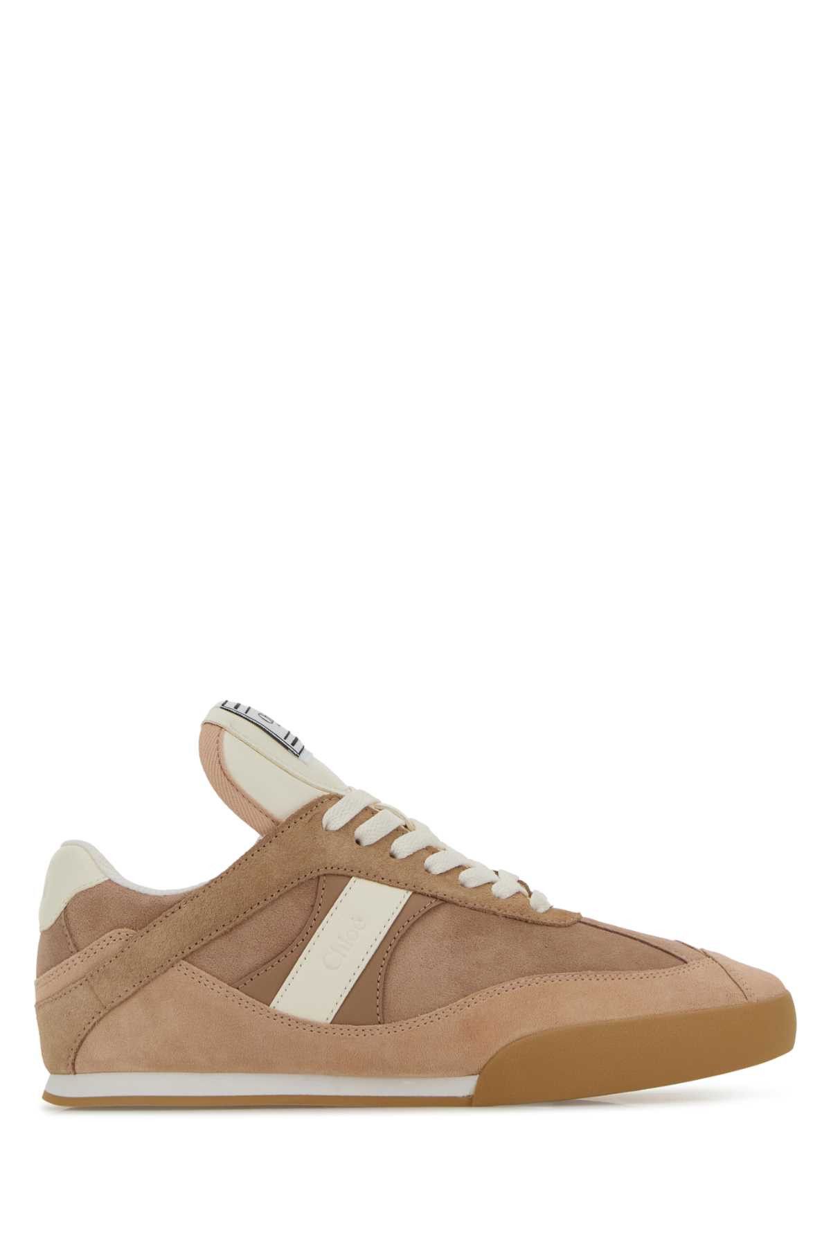 Antiqued Pink Suede Chloã¨ Kick Sneakers