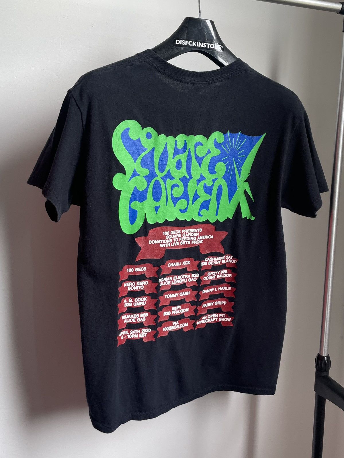 Band Tees 100 Gecs Square Garden Size US M / EU 48-50 / 2 - 1 Thumbnail