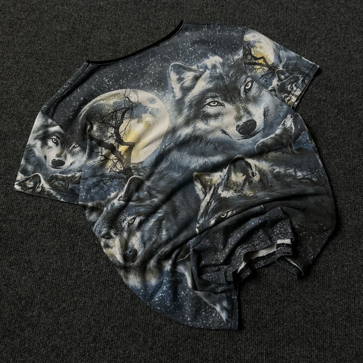 Y/Project VTG Adult Wolf Overprinted T-shirts Size S Y2K 00s USA Grung Size US S / EU 44-46 / 1 - 5 Thumbnail