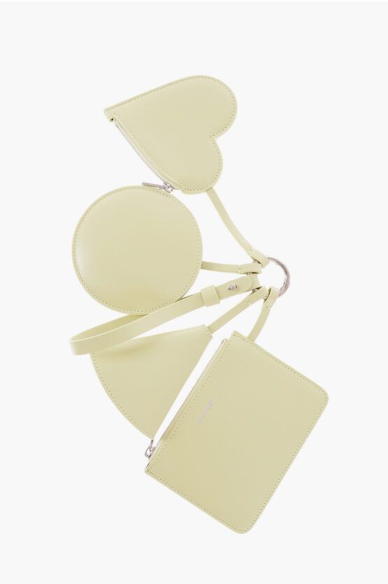 og1mm0624 Size: OS / Leather Multi Pouch Mini in Green