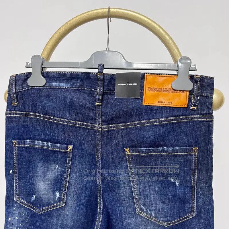 Dsquared2 DSQUARED2 Blue Cotton Casual Pants for Men . Size US 34 / EU 50 - 6 Thumbnail