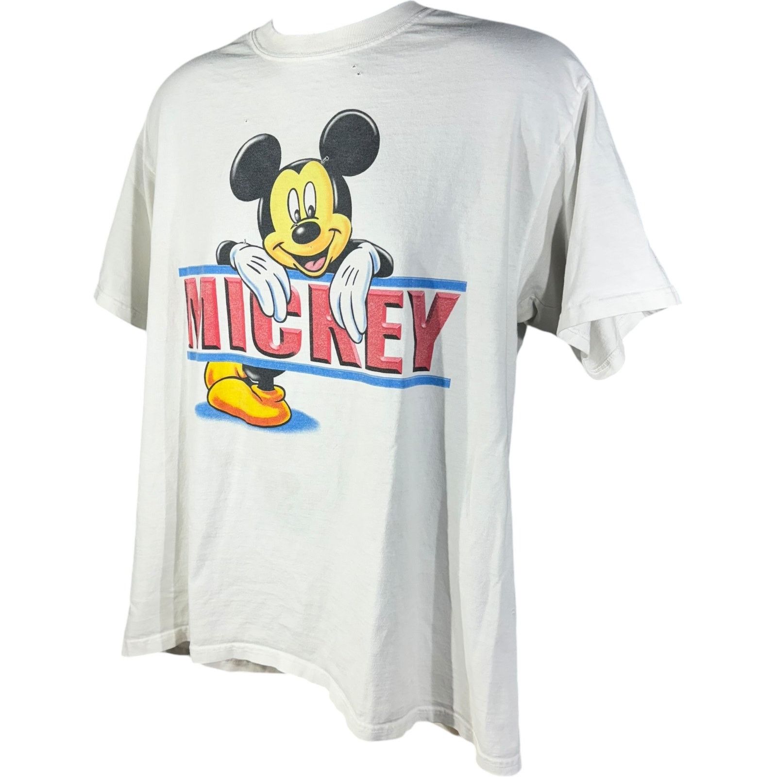 Disney Vintage Disney Mickey Mouse Spellout Tee Size US XL / EU 56 / 4 - 3 Thumbnail