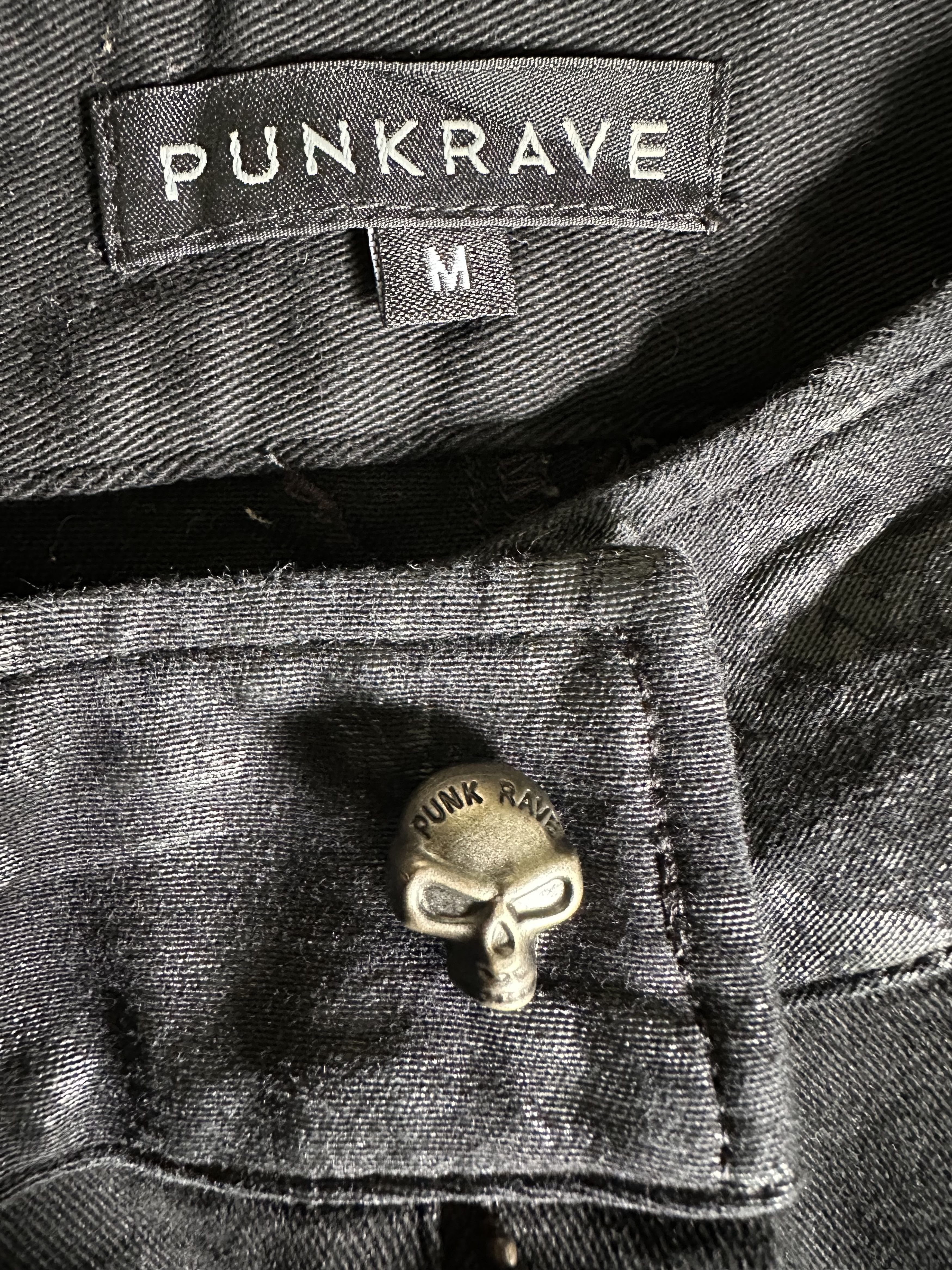 Japanese Brand Japanese Brand PUNKRAVE Skinny Elastic Cargo Pants Size US 32 / EU 48 - 20 Thumbnail