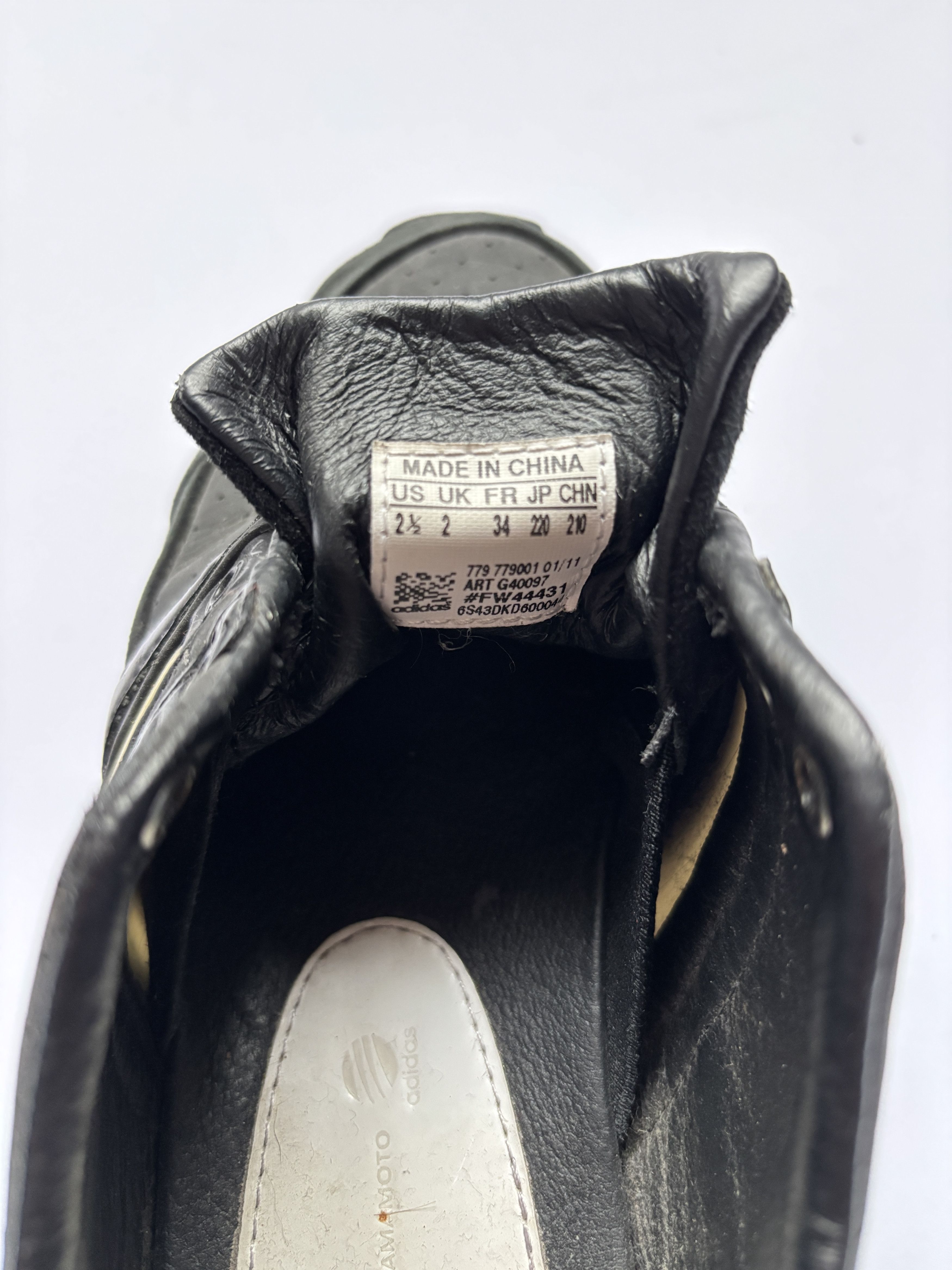 Adidas × Yohji Yamamoto ⚡️QUICK SALE⚡️Yohji Yamamoto Y3 x Adidas Low Top Sneakers Size US 4 / IT 34 - 10 Thumbnail