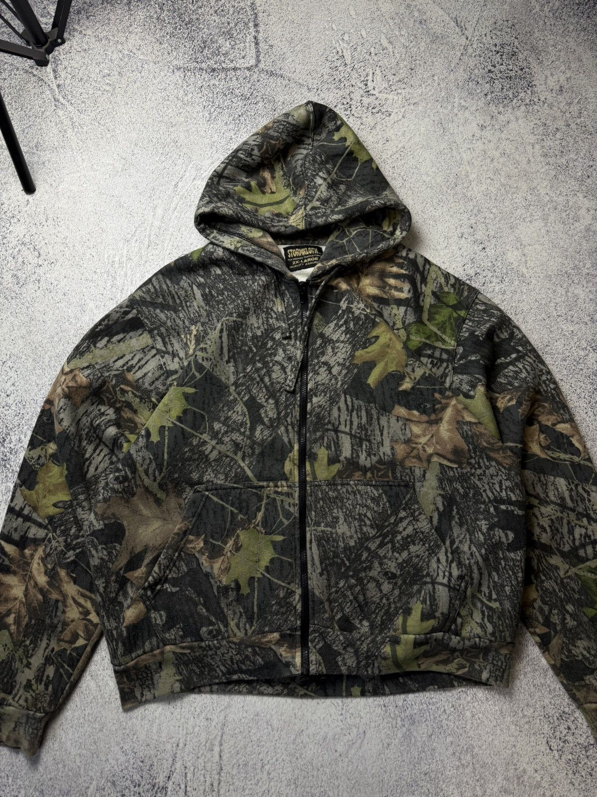 Carhartt Crazy Vintage Y2K Realtree Camo Zip Hoodie Carhartt Style Size US XXL / EU 58 / 5 - 5 Thumbnail