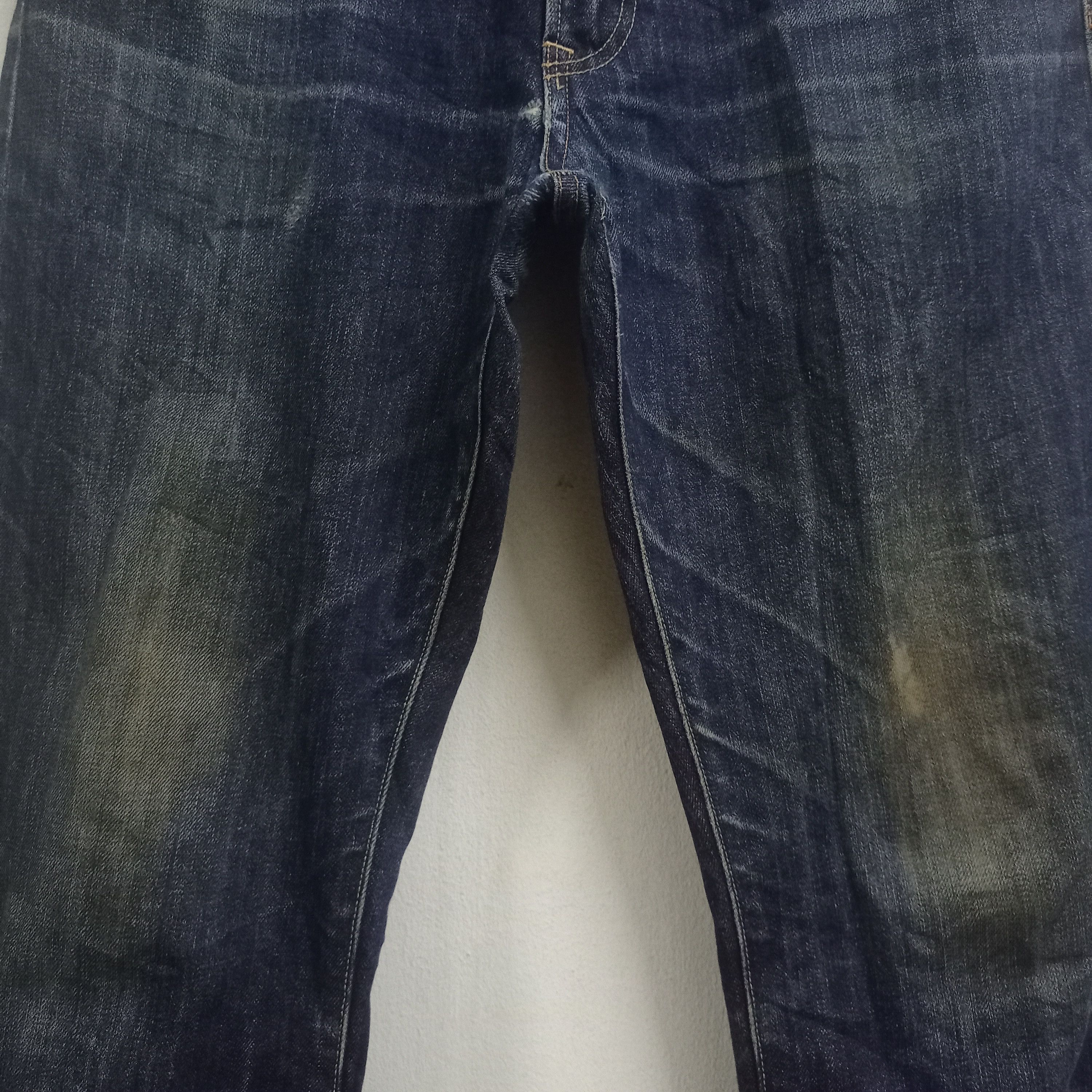 Japanese Brand × Uniqlo Vintage Japanese Uniqlo Mud Wash Style Loose Jeans 34x31 Size US 34 / EU 50 - 5 Thumbnail