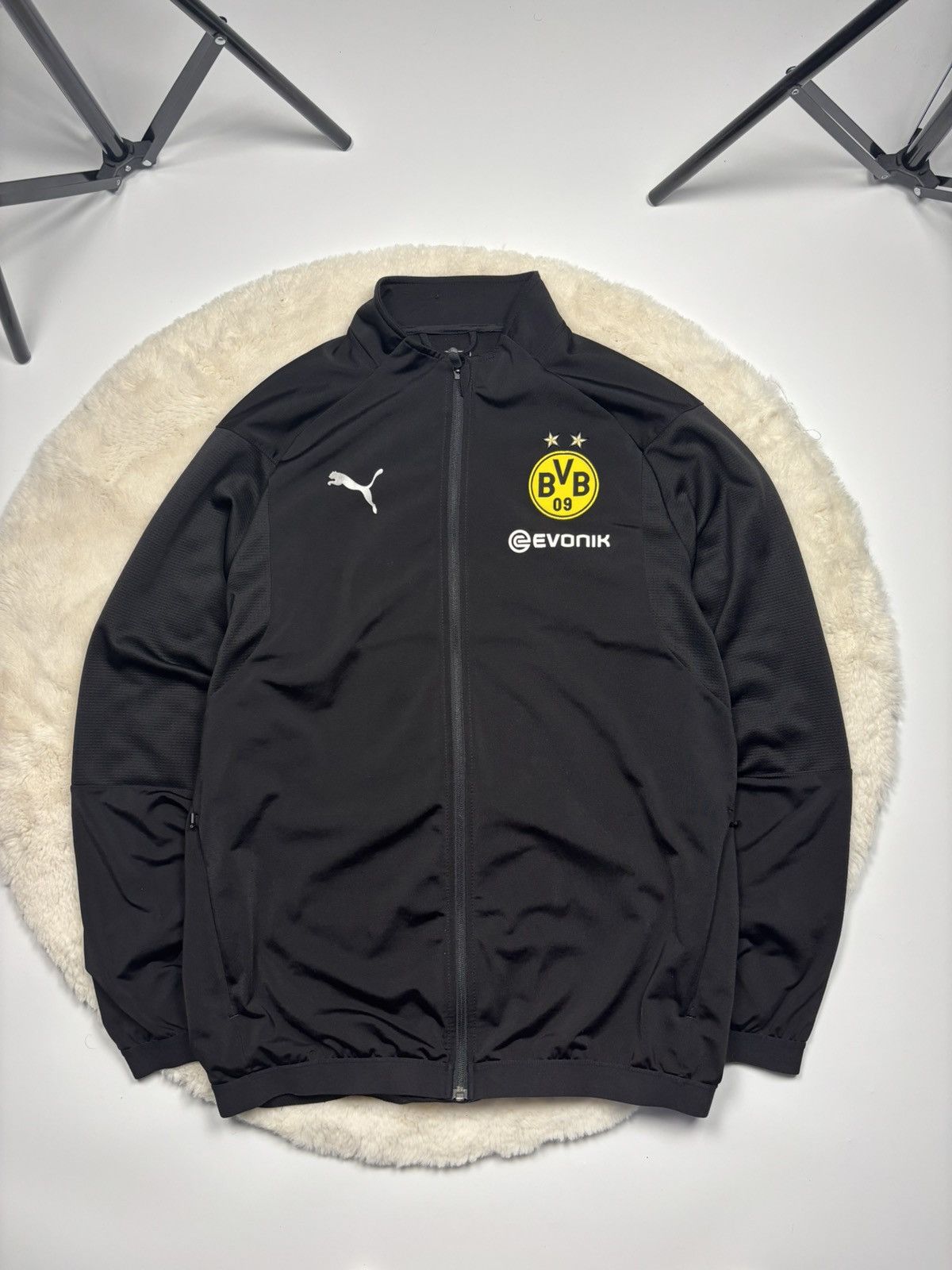 Puma Puma FC Borussia Dortmund 2018 Track Soccer Jacket Size L Size US L / EU 52-54 / 3 - 1 Thumbnail