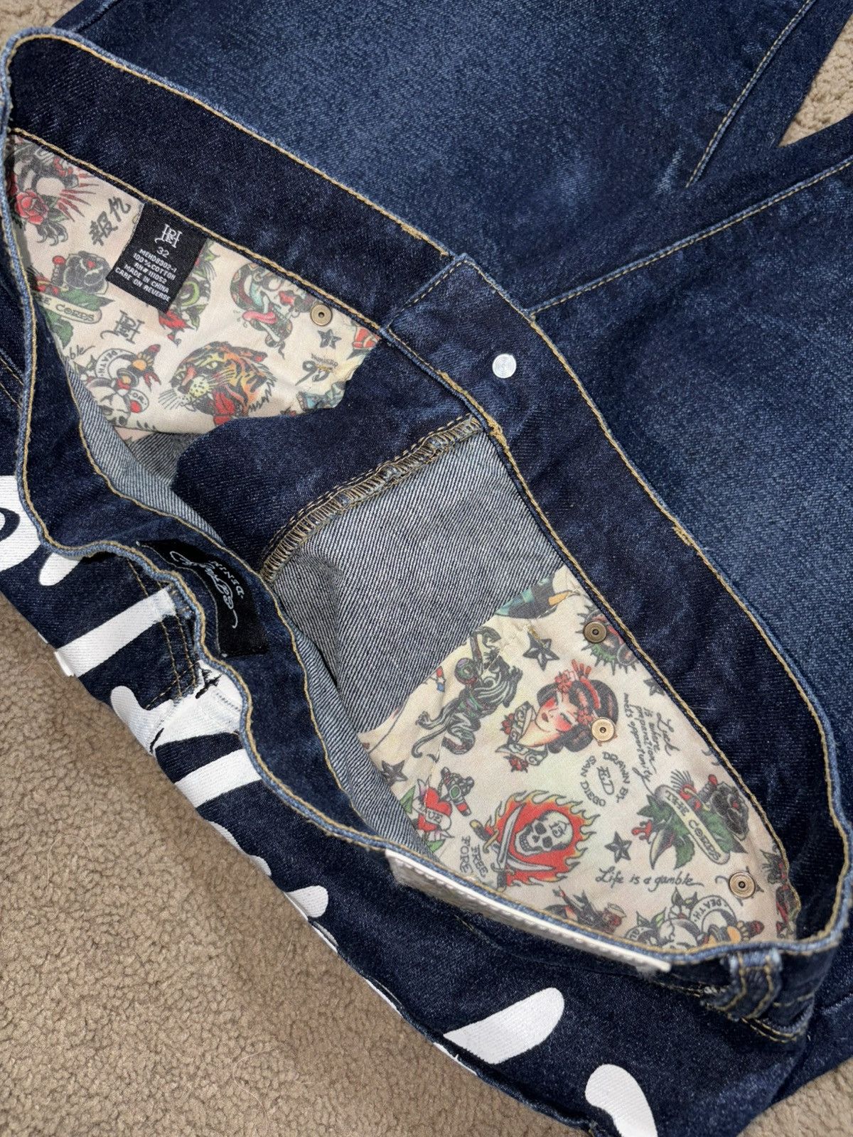 Ed Hardy Ed Hardy Tiger Jeans Size US 32 / EU 48 - 3 Thumbnail