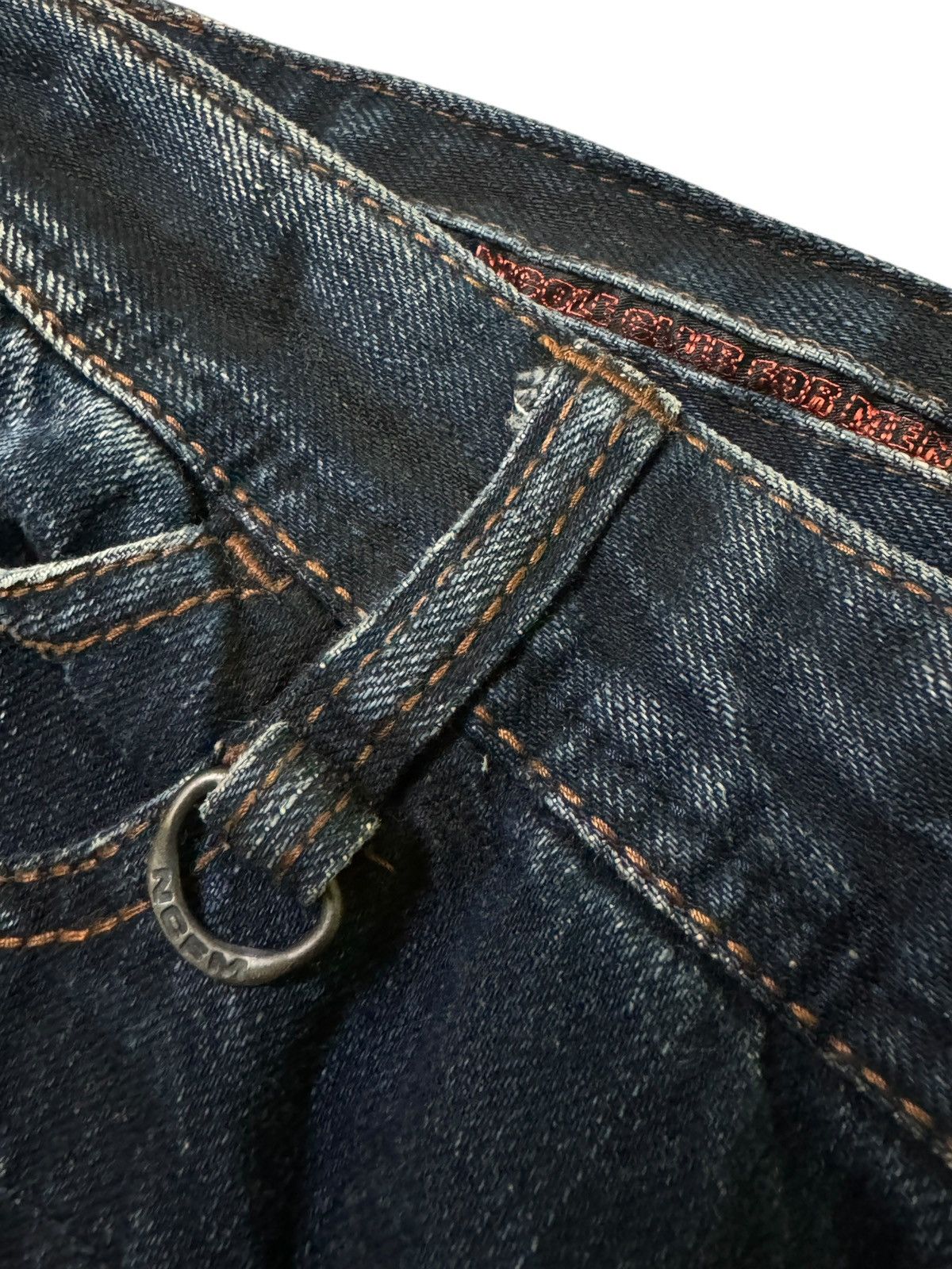 Hysteric Glamour NCFM Nicole Club for Men Distressed Washed Flare Y2K Style Size US 34 / EU 50 - 11 Thumbnail