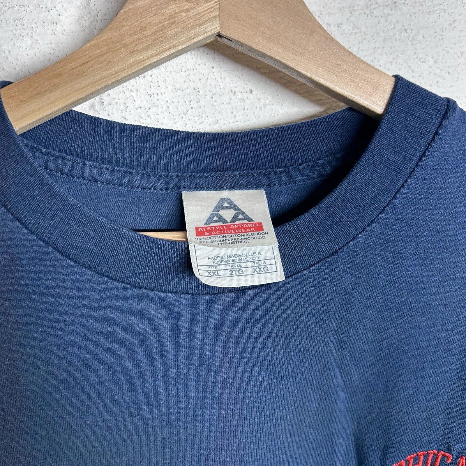AAA Vintage Y2K Chicago Cubs MLB Embroidered T-shirt 2XL Size US XXL / EU 58 / 5 - 2 Thumbnail
