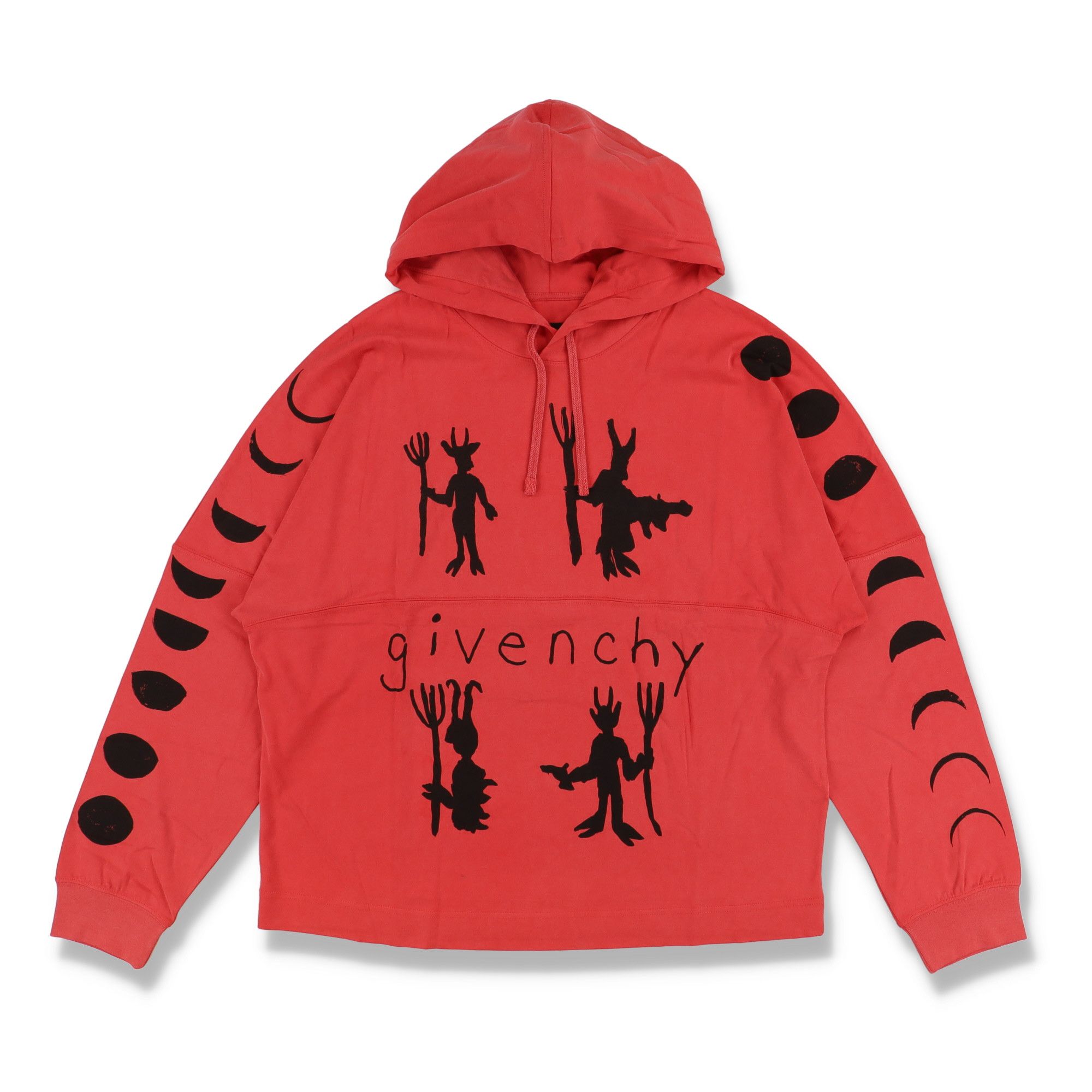 x Josh Smith Red Devil 4G Logo Oversized Lightweight Hoodie