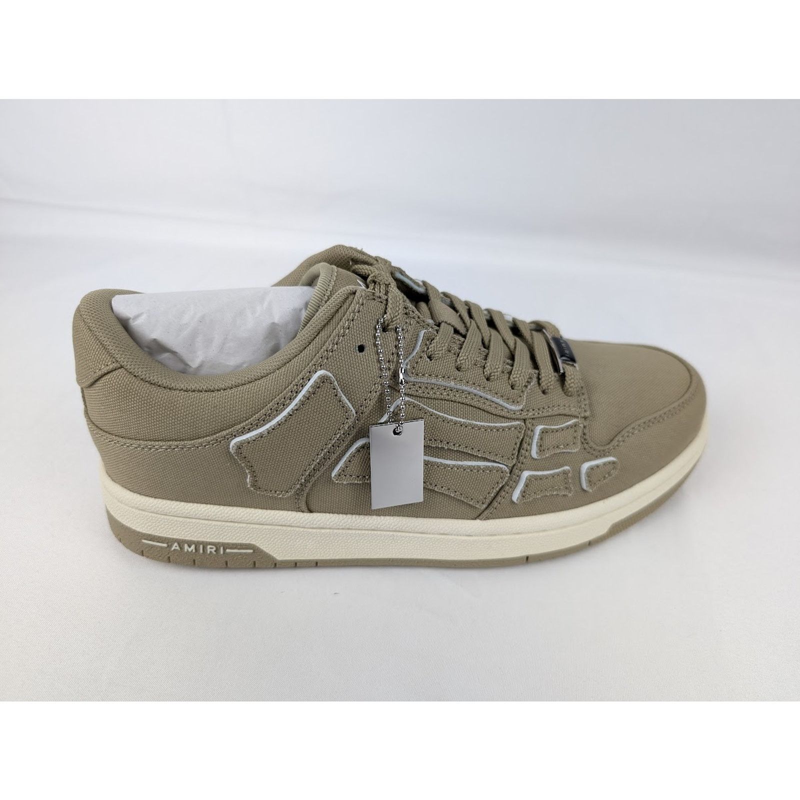 Amiri o1rshd1 Chunky Skeleton Top Low Sneakers in Green Size US 10 / EU 43 - 3 Thumbnail