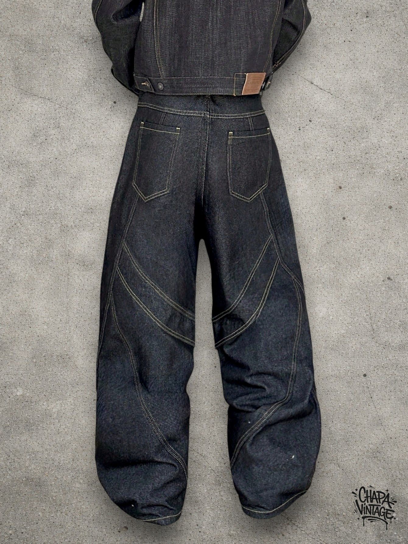 Vintage Baggy vintage jeans Size US 32 / EU 48 - 2 Thumbnail