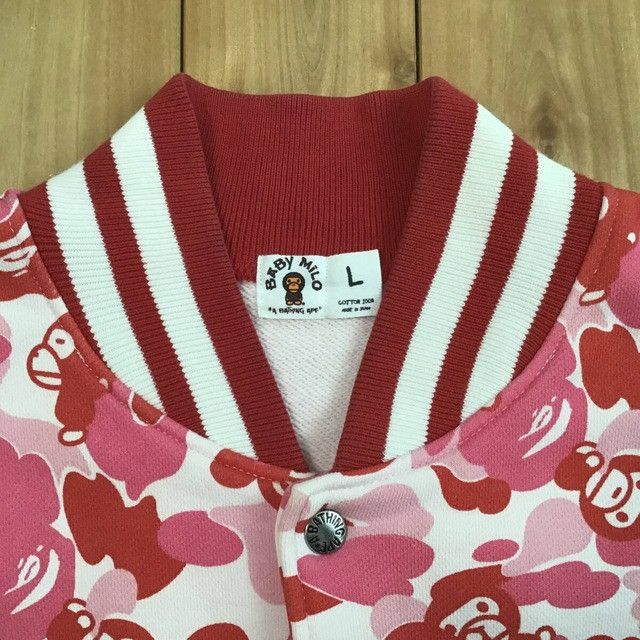 Bape × Nigo BAPE MILO ABC camo pink sweat varsity jacket a bathing ape Size US L / EU 52-54 / 3 - 4 Thumbnail