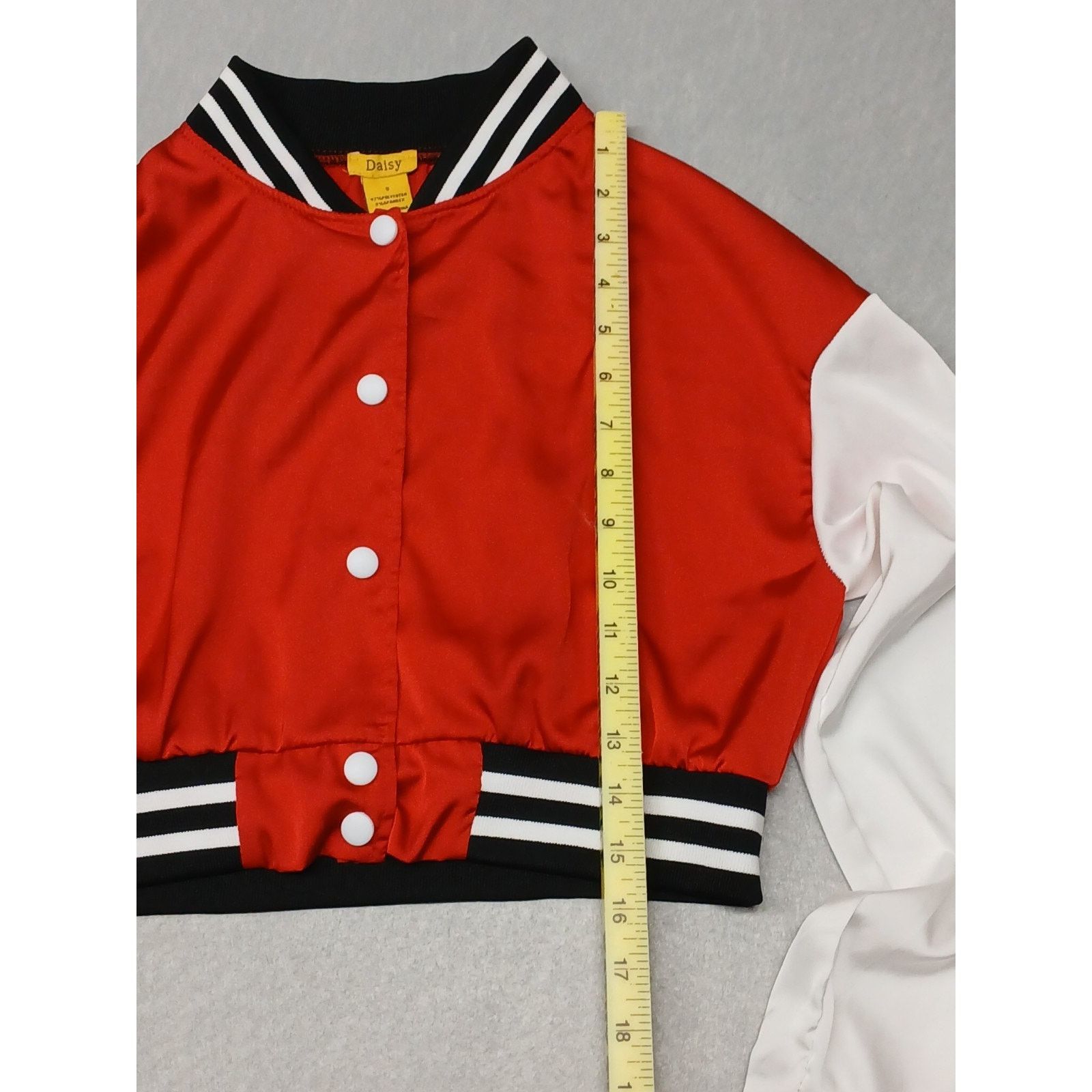 Other Daisy (Small) Multicolor Polyester Crop Varsity Light Jacket Size S / US 4 / IT 40 - 2 Thumbnail