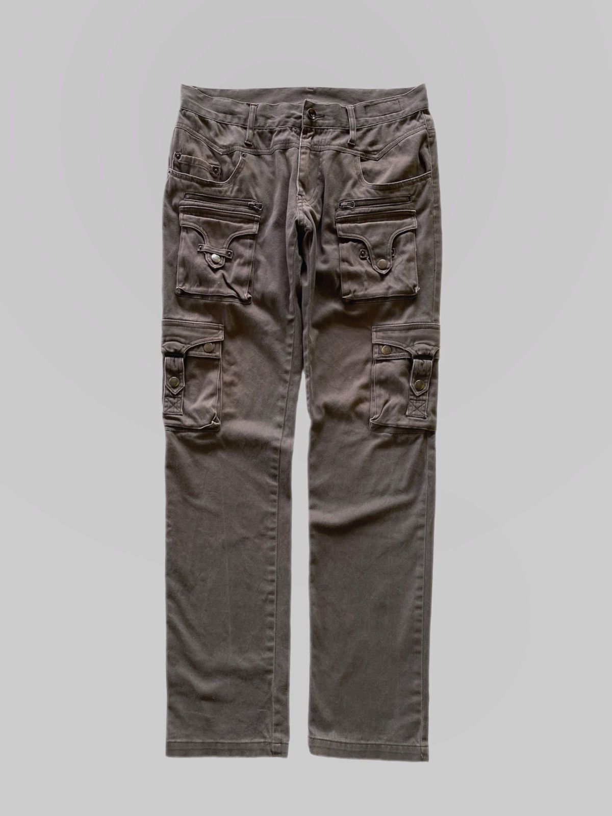 If Six Was Nine × Japanese Brand Slimfit Multipocket Cargo Pants Size US 32 / EU 48 - 1 Thumbnail