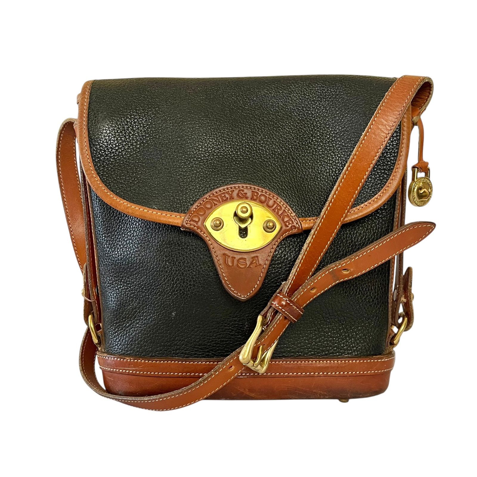 Dooney & Bourke × Vintage Vintage Dooney & Bourke Cavalry Spectator AWL Shoulder Bag Size ONE SIZE - 1 Thumbnail