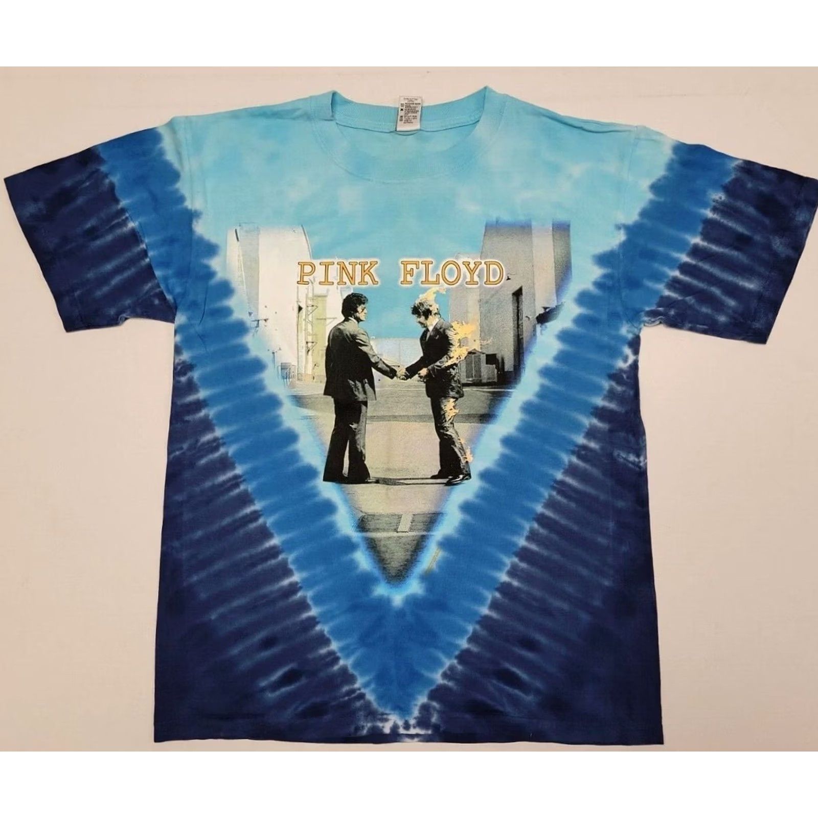 Vintage Tie Dye Pink Floyd Wish You Were Here SUNDOG T-Shit Vintage 2003 Small Blue Mens Regular Size Size US S / EU 44-46 / 1 - 2 Thumbnail