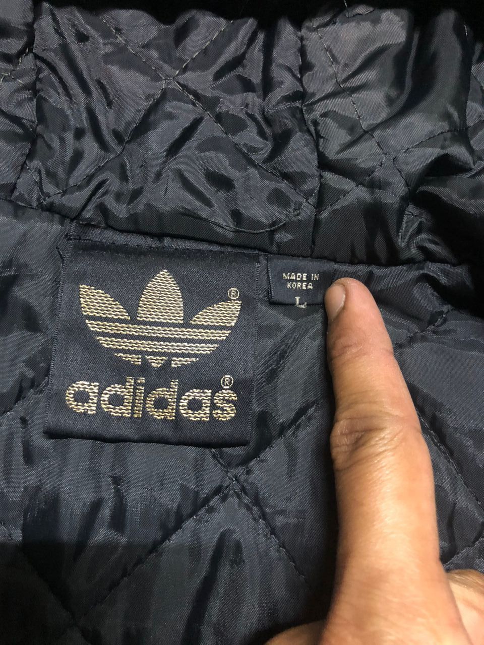 Adidas Vintage Adidas Hoodie Windbreaker Jacket Quilted Lining Size US L / EU 52-54 / 3 - 14 Thumbnail