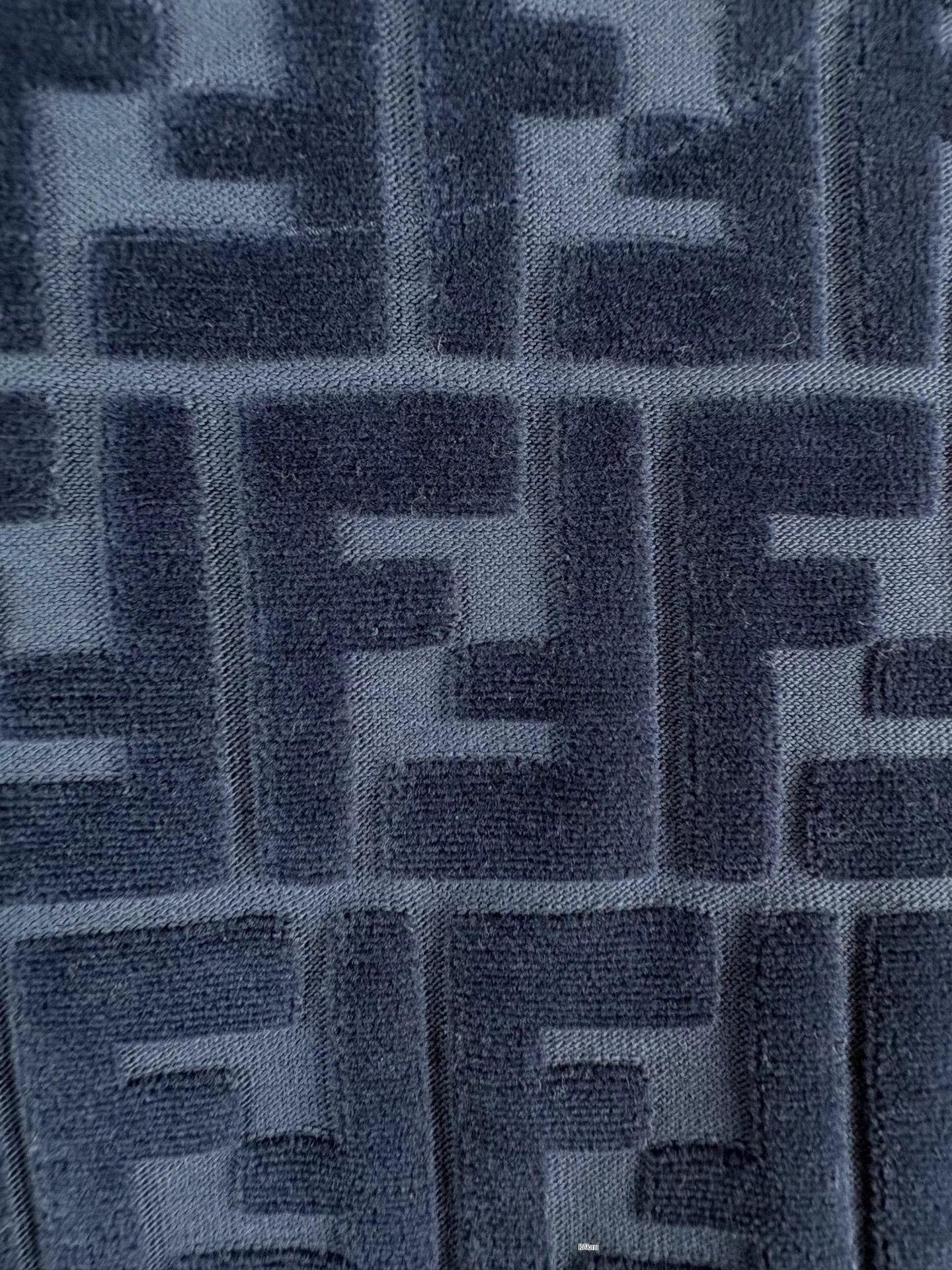 Fendi Blue Patterned Long Sleeve Sweatshirt Size US L / EU 52-54 / 3 - 3 Thumbnail
