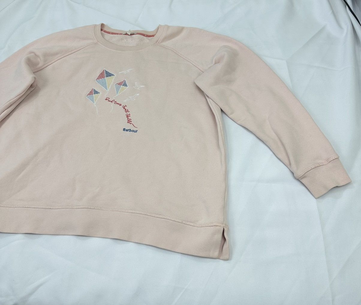 Barbour Women’s Barbour Pink Promenade Sweatshirt Size UK 16 /Eu 42 Size XL / US 12-14 / IT 48-50 - 3 Thumbnail
