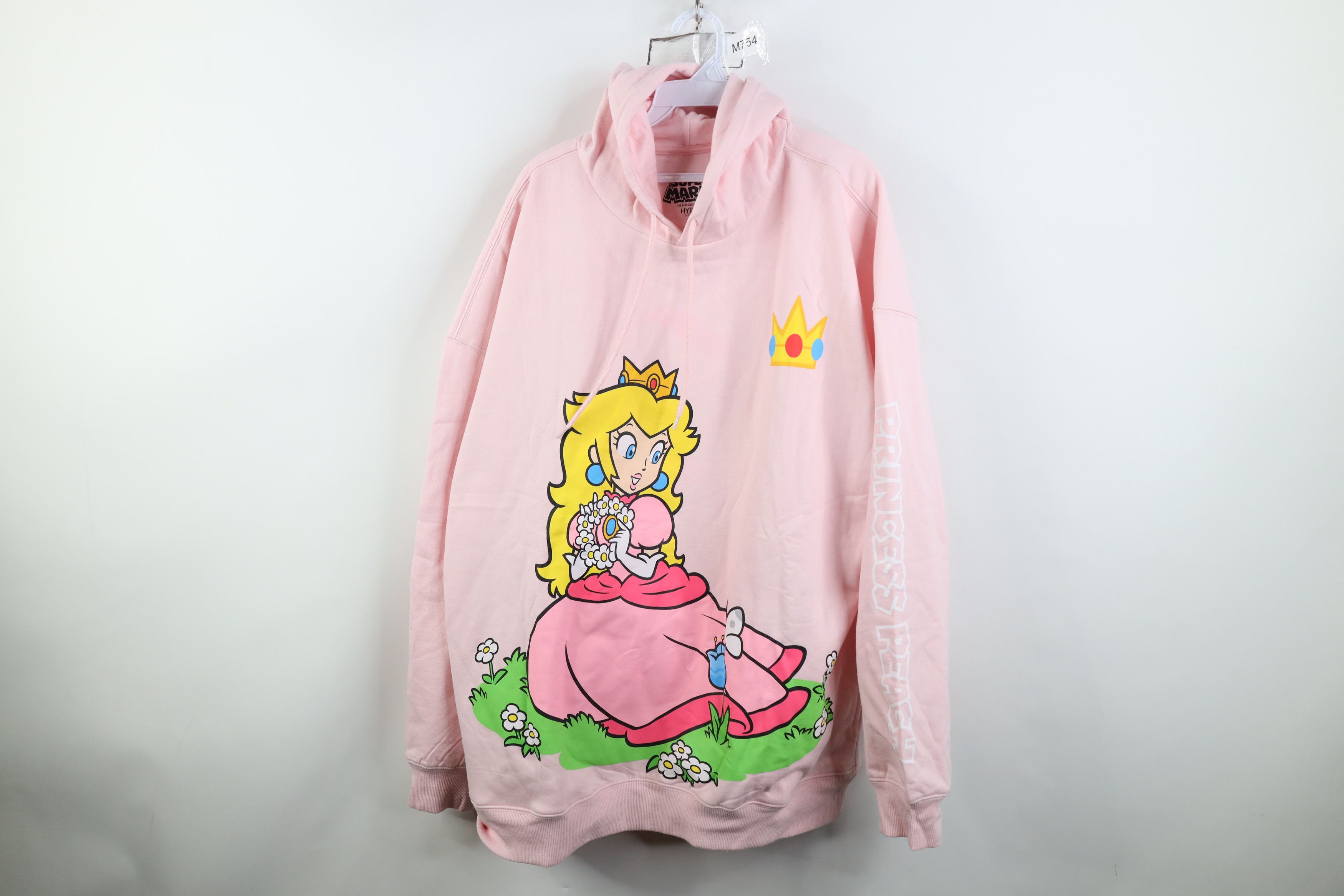 Nintendo Y2K Nintendo Super Mario Princess Peach Video Game Hoodie Size XXL / US 16-18 / IT 52-54 - 1 Thumbnail