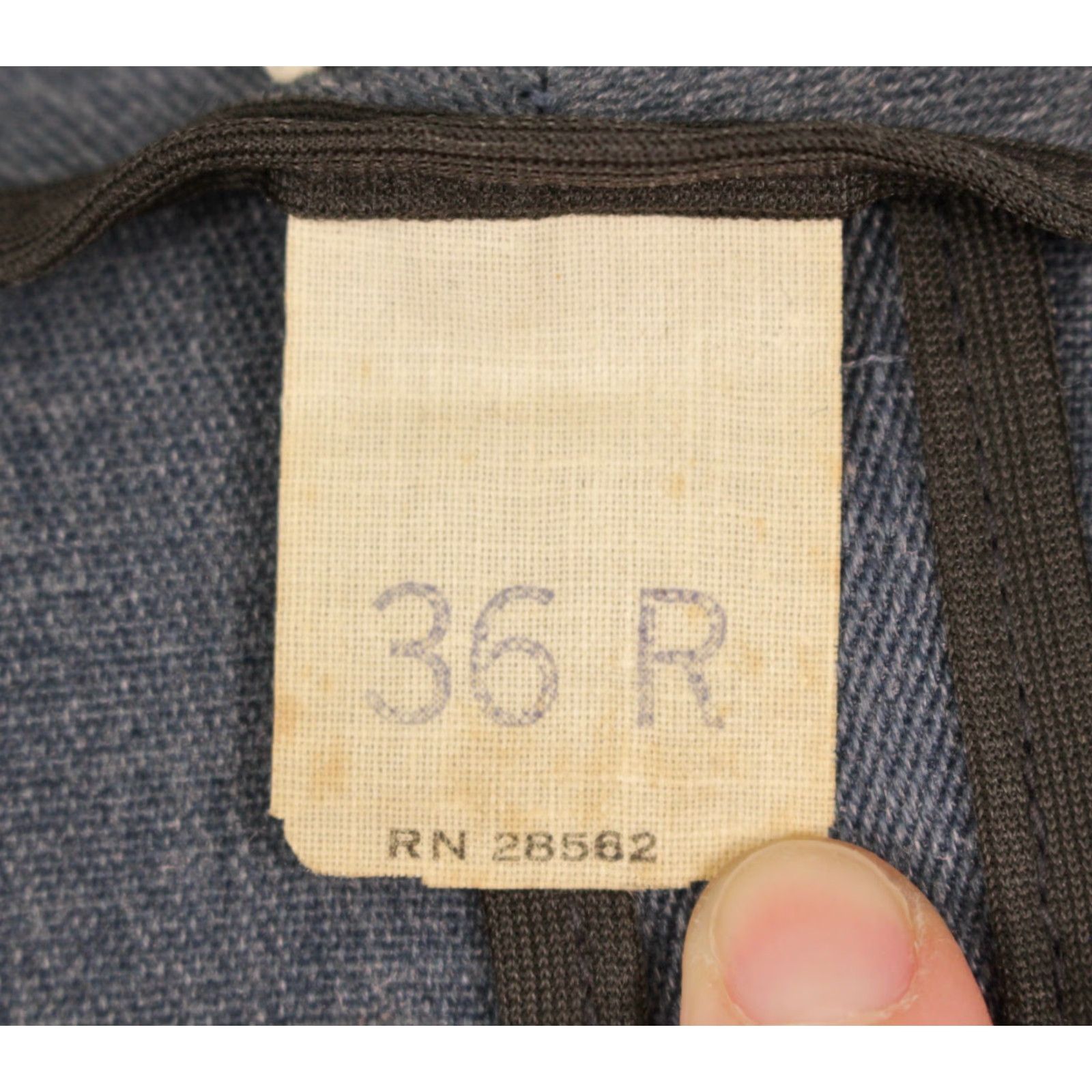 Vintage VTG US Postal Carrier Jacket 60s 70s Blue Mens 36 Regular 1960s 1970s Mail Size US XXS / EU 40 - 6 Thumbnail
