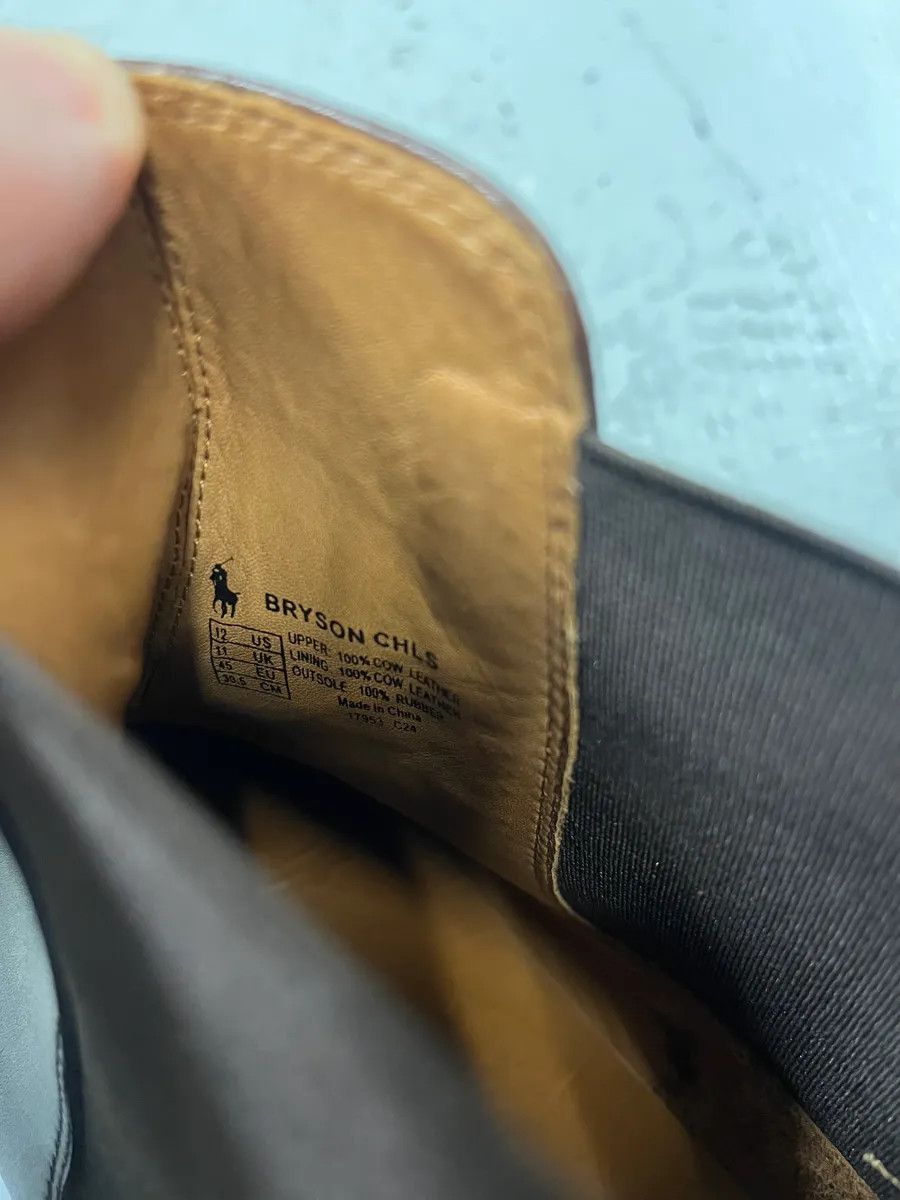 Polo Ralph Lauren Polo Ralph Lauren Brown Minimalist Classy Leather Boots Size US 13 / EU 46 - 7 Thumbnail