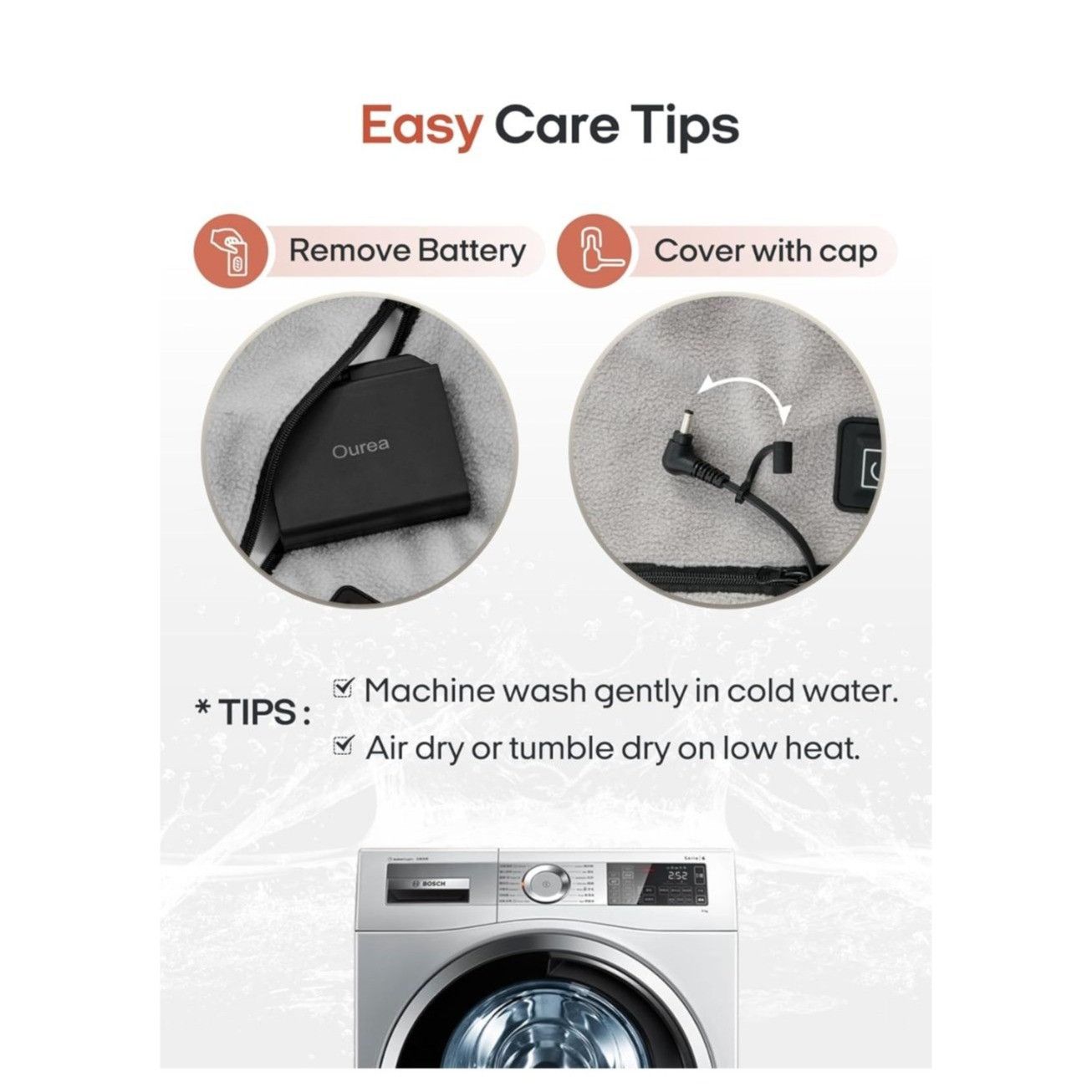 Other Zonli Ourea Heated Blanket w/ Hood 10000mAh 6 Heating Zones Size US L / EU 52-54 / 3 - 6 Thumbnail