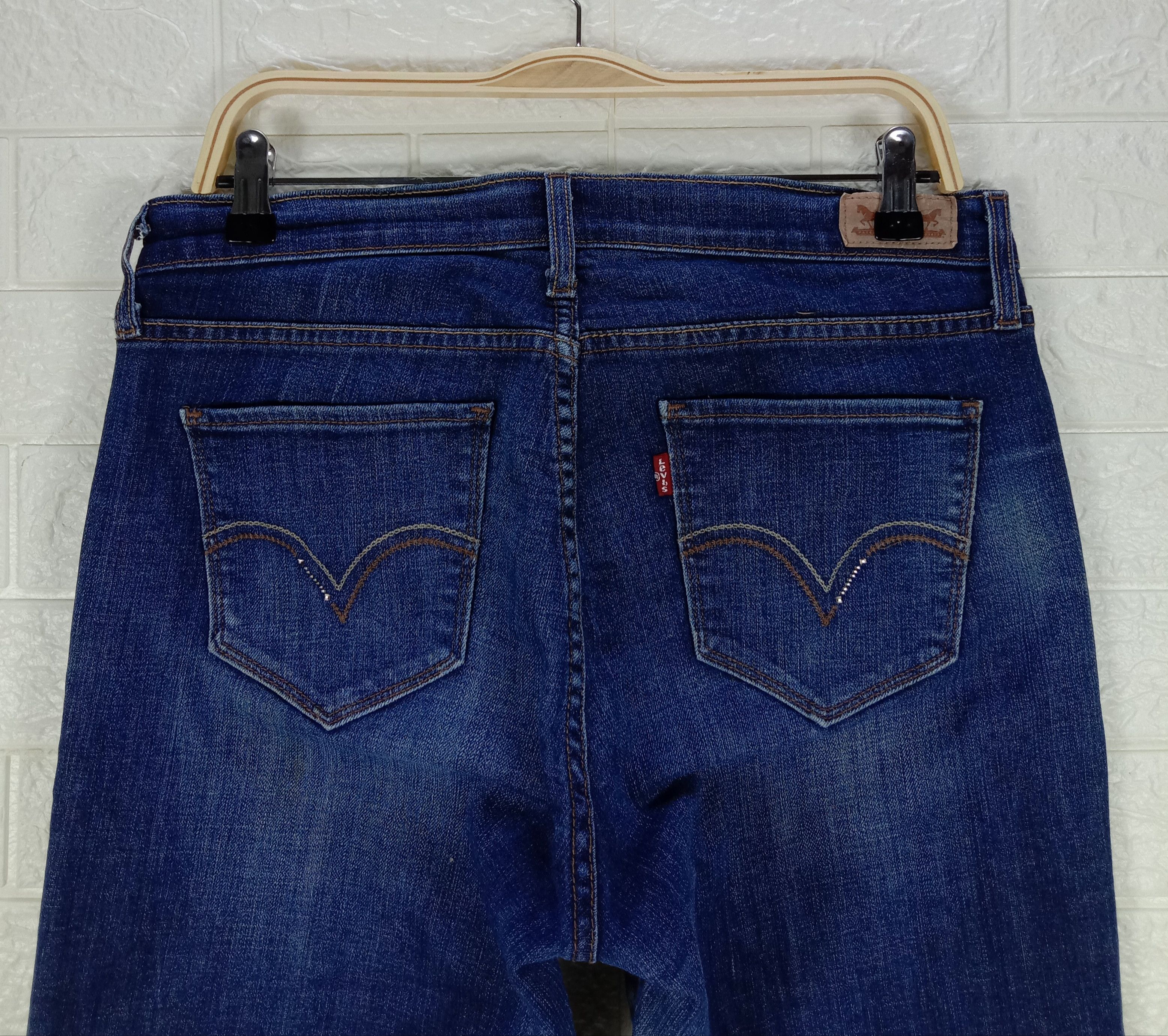 Levi's Vintage Levi's 529 Flare Jeans Curvy Boot Cut Denim Size 32" / US 10 / IT 46 - 6 Thumbnail