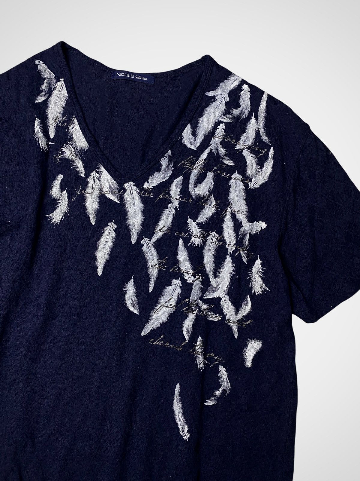 If Six Was Nine Nicole Club Poem Feather Tshirt Size US M / EU 48-50 / 2 - 2 Thumbnail