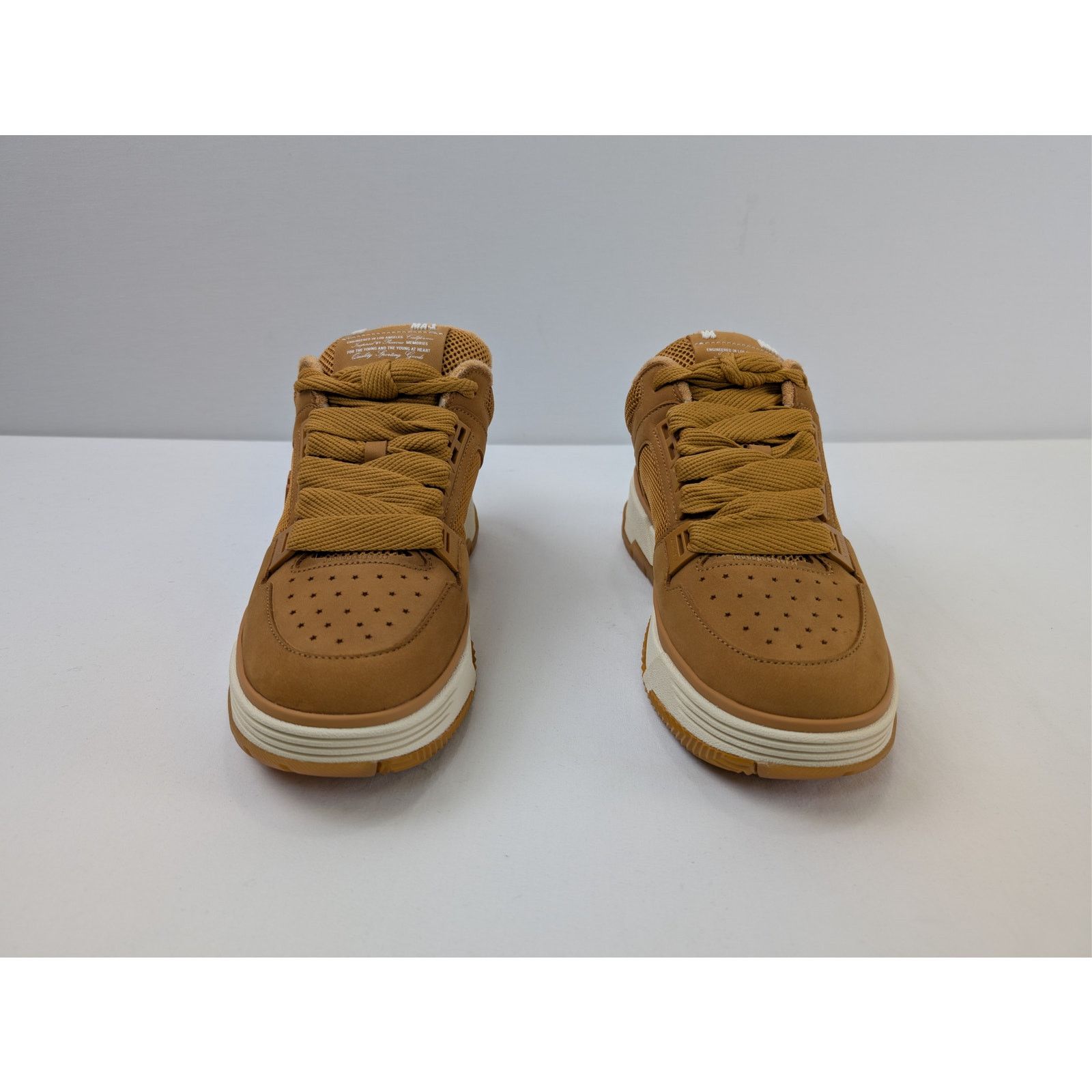 Amiri o1rshd1 Nubuck MA-1 Sneaker shoe in Wheat/Brown Size US 10 / EU 43 - 8 Thumbnail