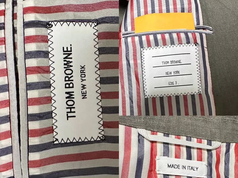 Thom Browne Thom Browne size3 Medium grey linen jacket Size 38S - 4 Thumbnail