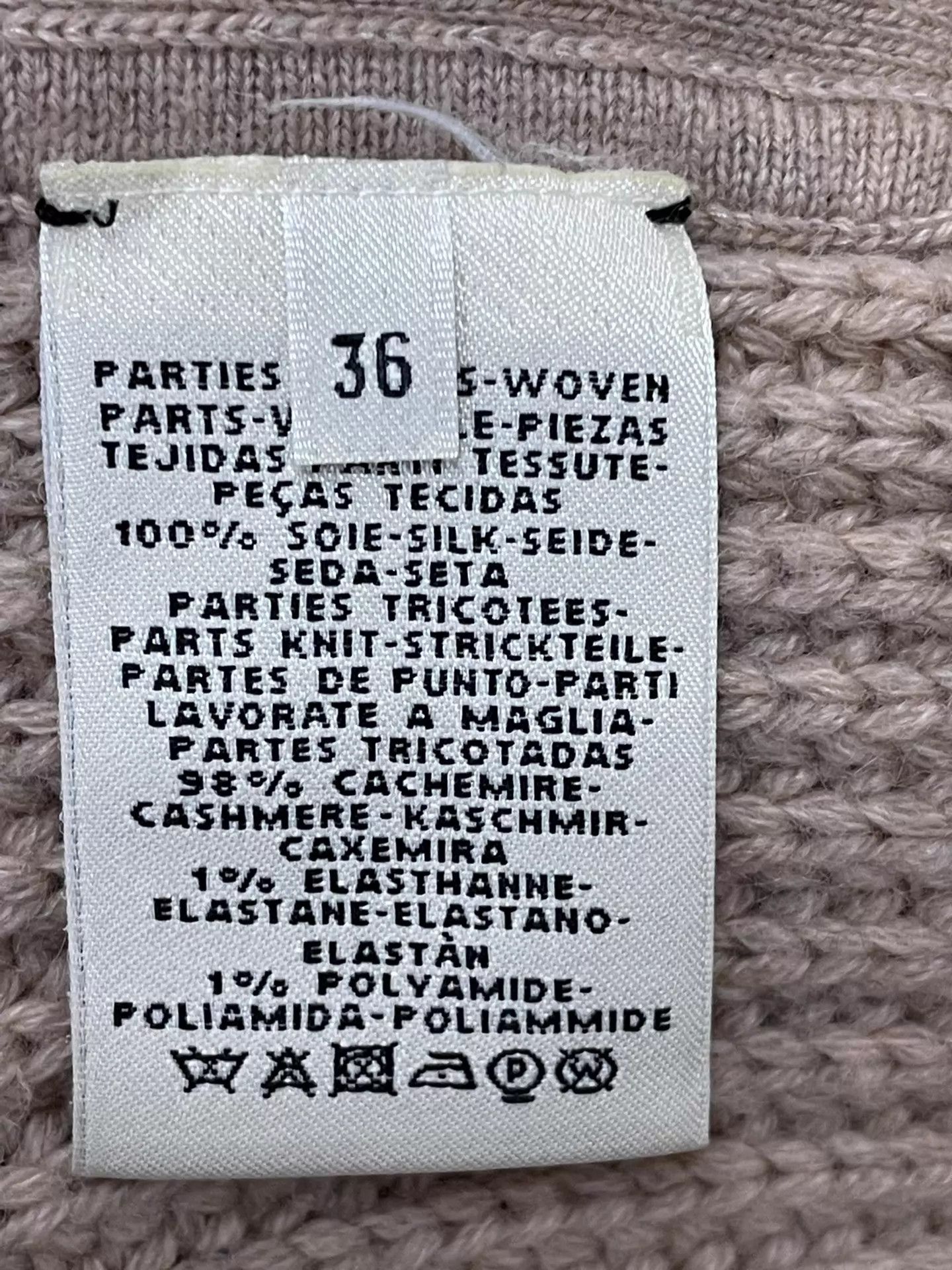 Hermes Hermes silk printed cashmere blend cardigan size 36 Size XS / US 0-2 / IT 36-38 - 5 Thumbnail
